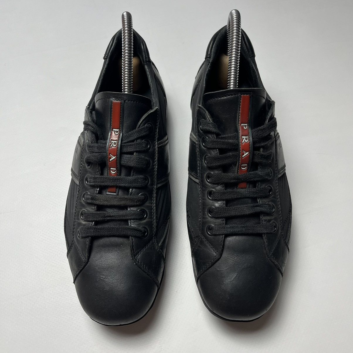 Prada Prada Leather Sneakers Size US 6.5 / EU 39-40 - 2 Thumbnail