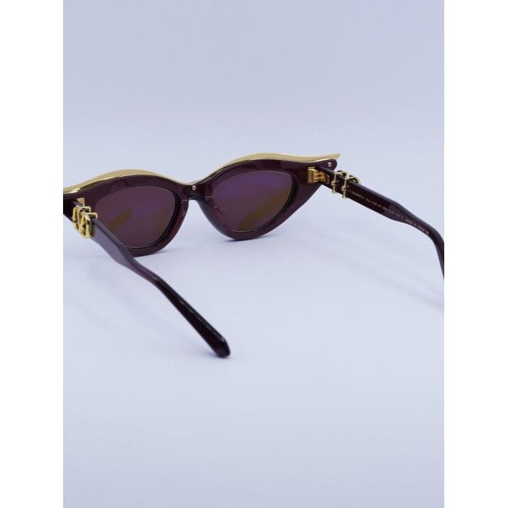Valentino Valentino V-GOLDCUT-II VLS-114B Sunglasses Bordeaux Cat Eye Size ONE SIZE - 9 Thumbnail