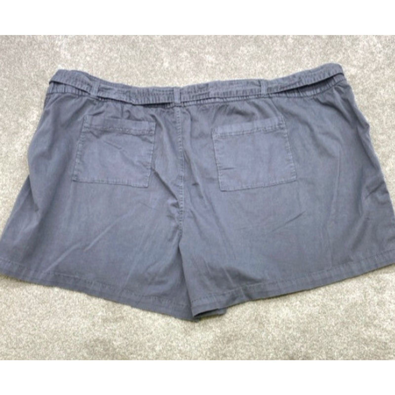 Vintage VINTAGE Sonoma Shorts Womens 5X Gray 52x5 Drawstring Belt NEW 5138 Size 38" / US 16 / IT 52 - 6 Thumbnail