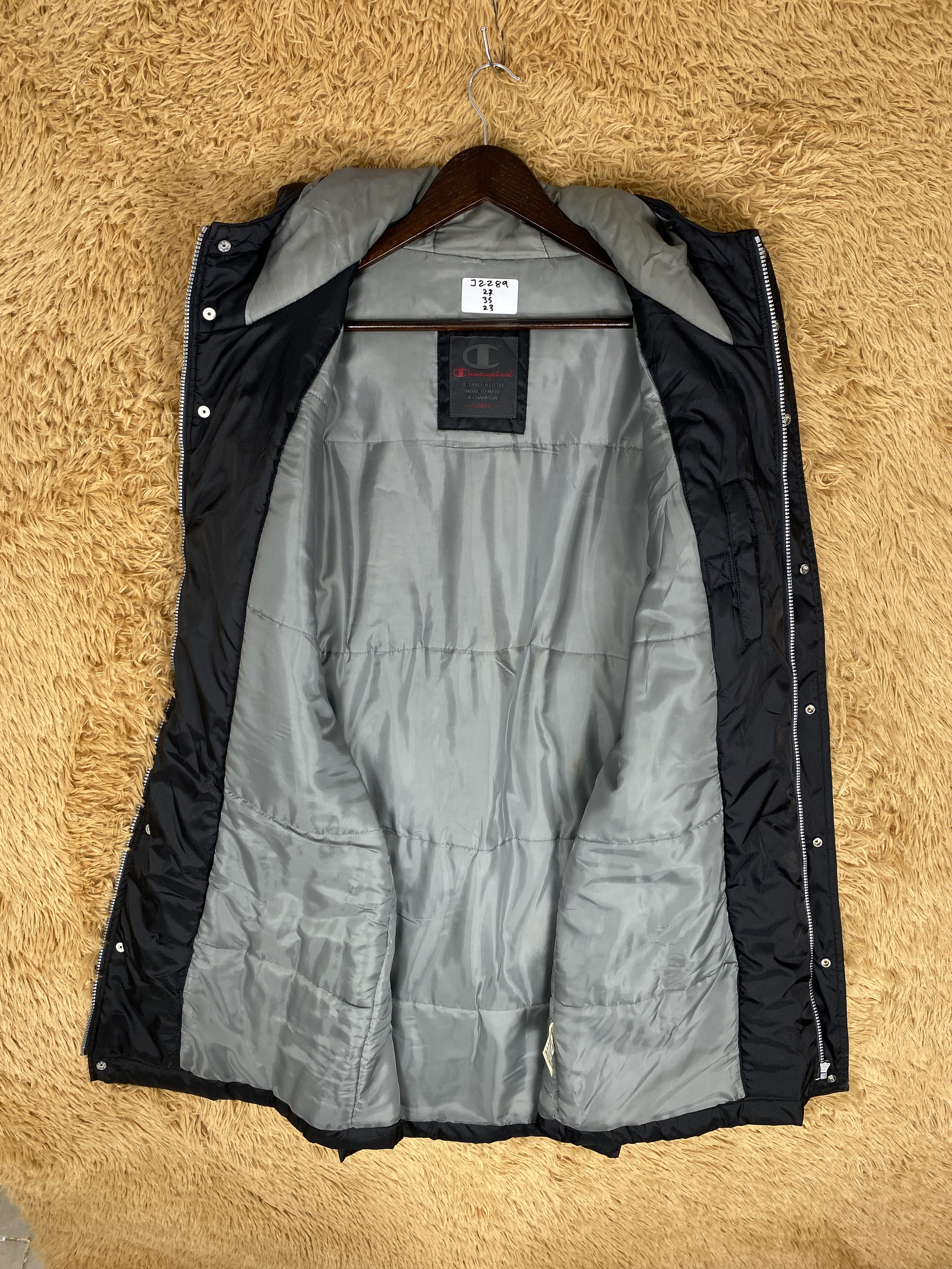 Champion Vintage Champion Hoodie Long Jacket J2289 Size US L / EU 52-54 / 3 - 9 Thumbnail