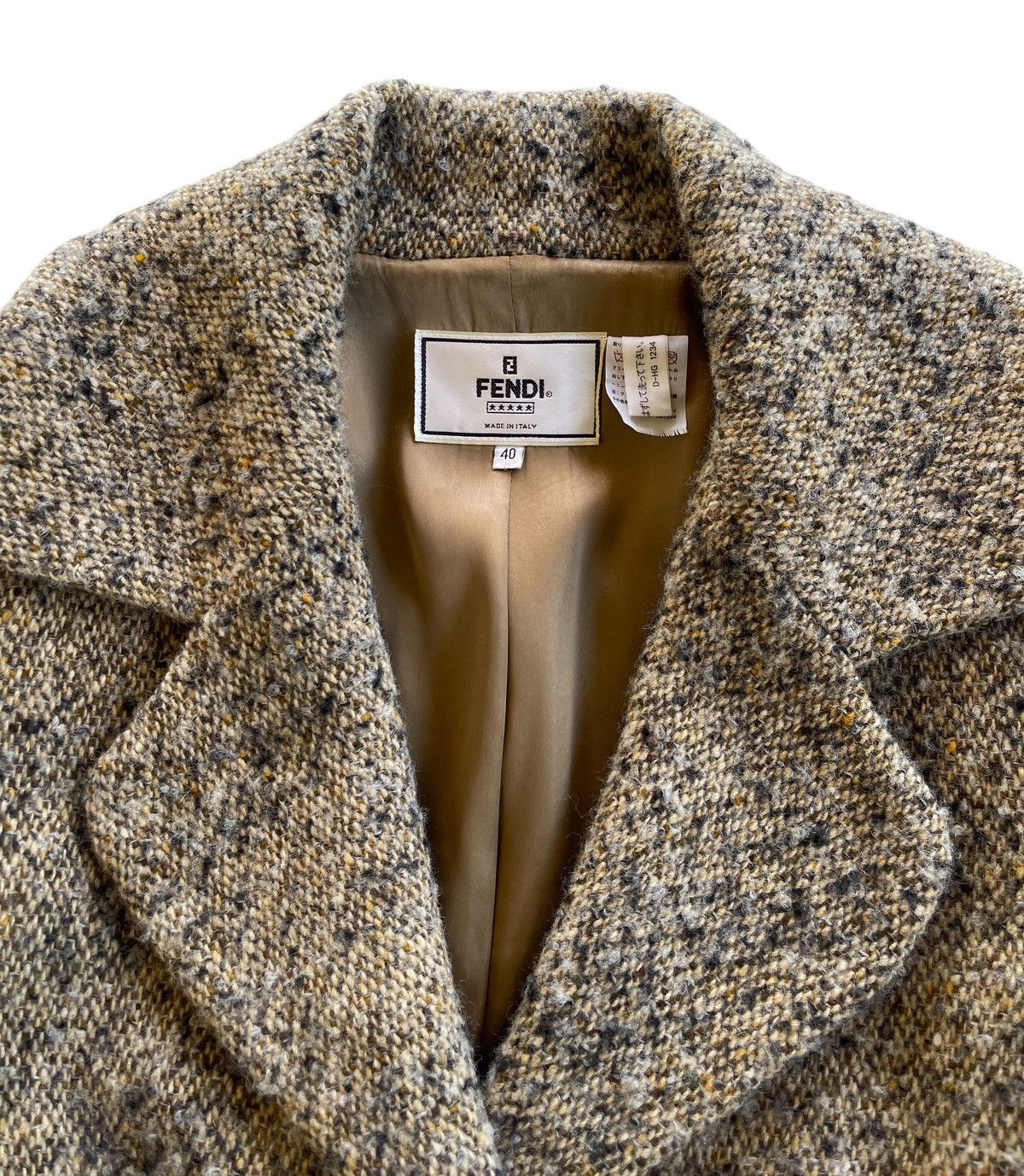 Fendi Fendi Wool Luxury Overcoat Size S / US 4 / IT 40 - 5 Thumbnail