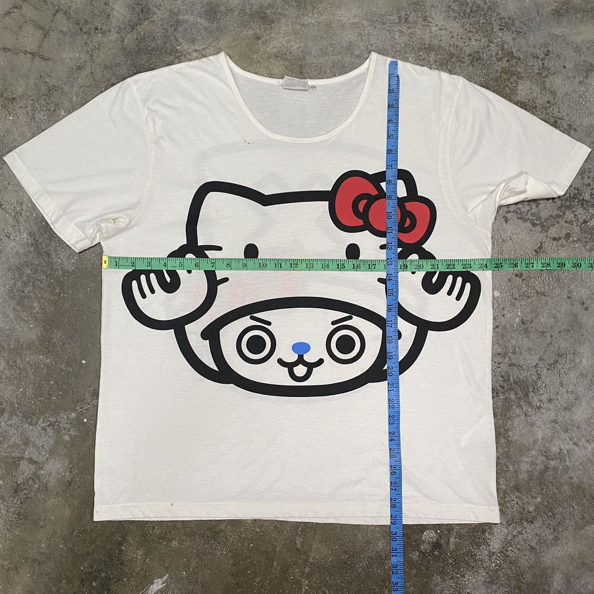 Anime × Cartoon Network × Japanese Brand HELLO KITTY X ONE PIECE CHOPPER ANIME T SHIRT Size US XL / EU 56 / 4 - 12 Thumbnail