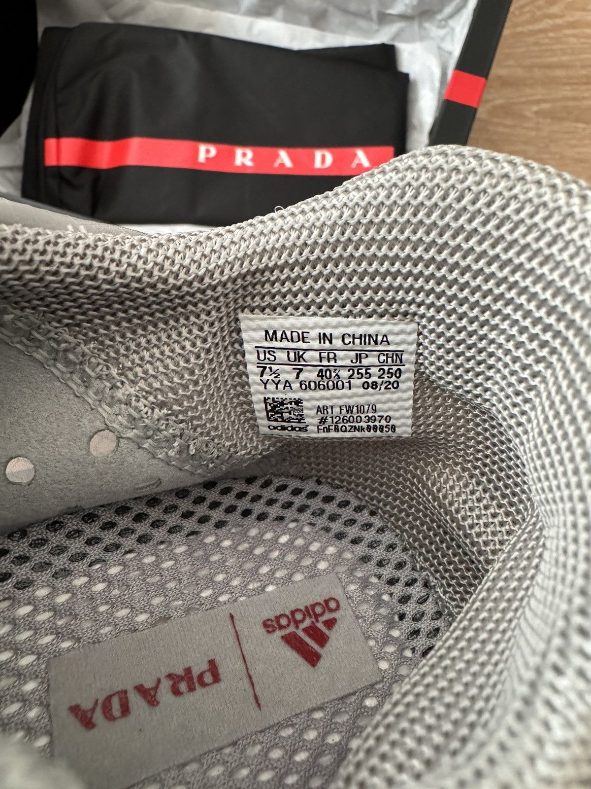 Adidas × Prada 690$ Adidas x Prada Luna Rossa Gunmetal Grey Size US 7.5 / EU 40-41 - 10 Thumbnail