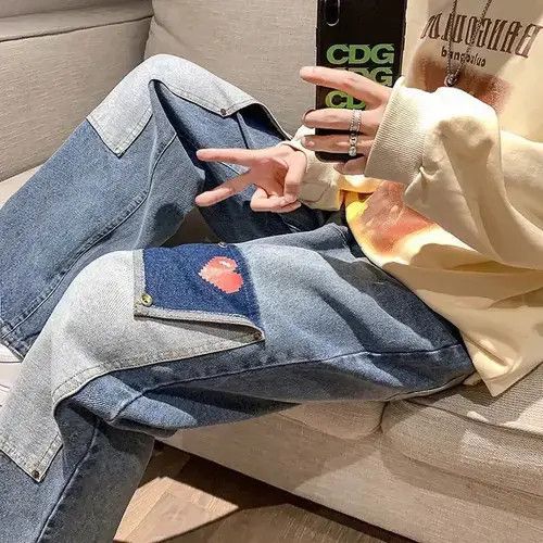 Jean Men's Jeans Collage Multi Pocket Size US 34 / EU 50 - 1 Thumbnail