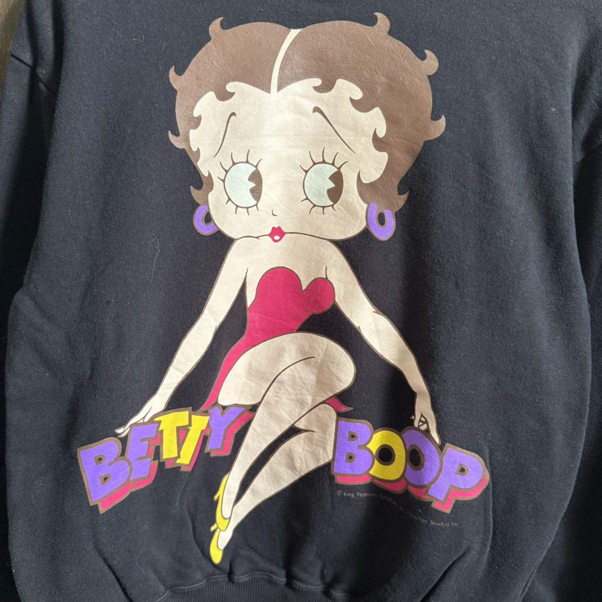 Vintage Vintage Betty Boop Mirror Print Sweatshirt Size US M / EU 48-50 / 2 - 3 Thumbnail