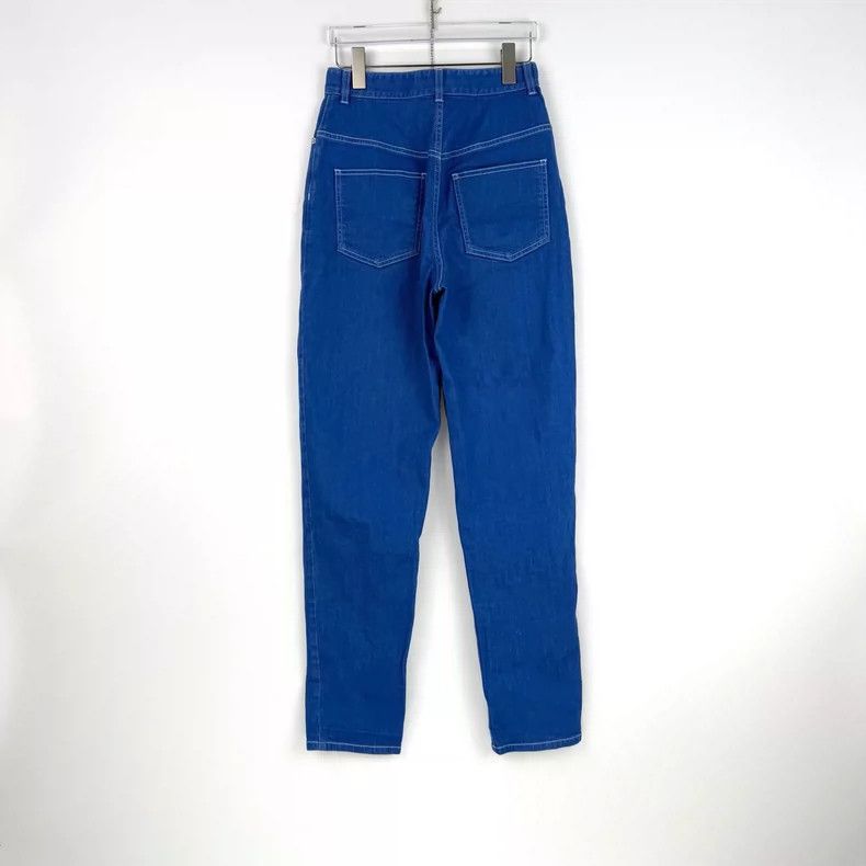 Louis Vuitton Louis Vuitton Blue Leather Jeans 2505-Nextarrow Size US 36 / EU 52 - 4 Thumbnail