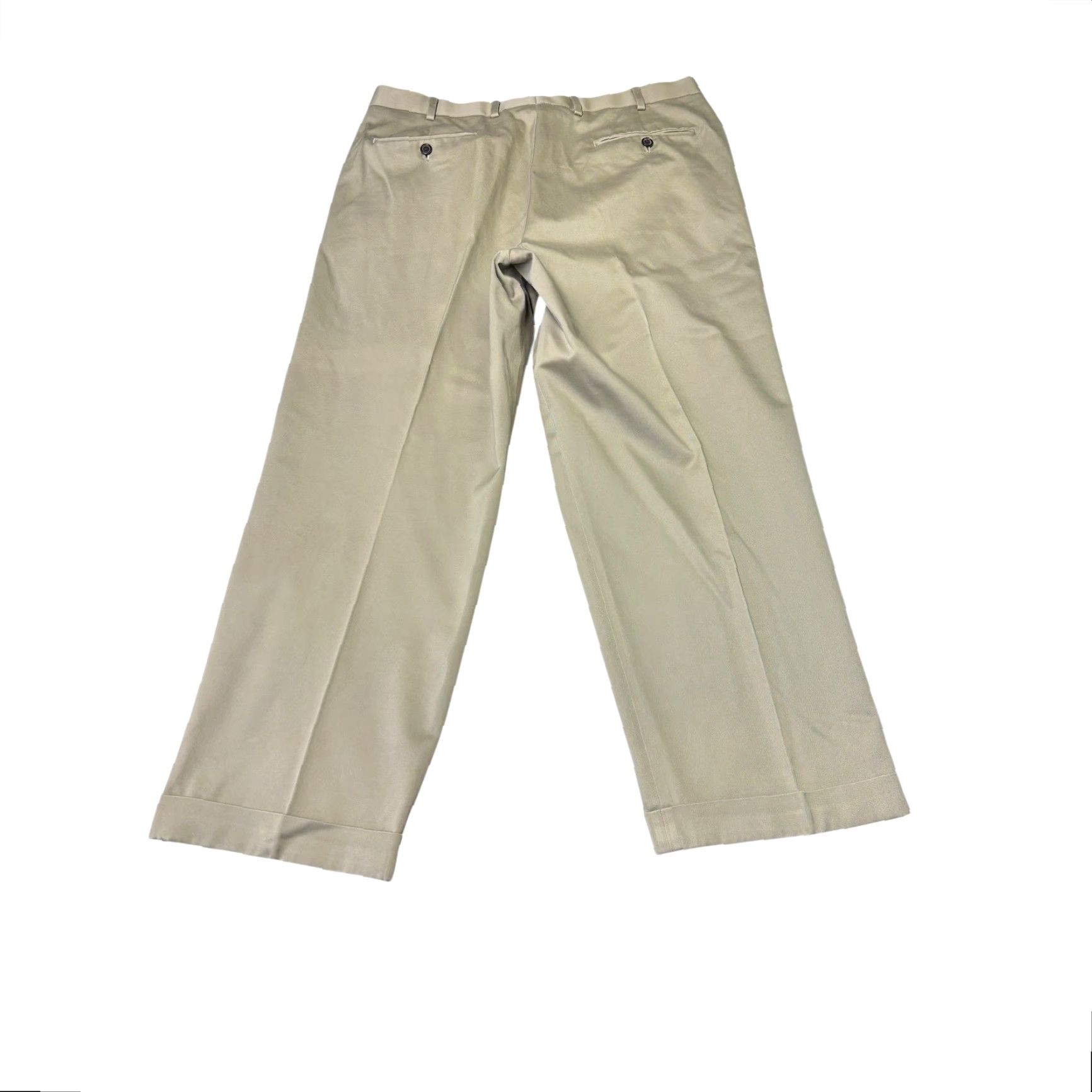 Brooks Brothers Brooks Brothers Country Club Mens Pants Chino Straight Leg 38x28 Khaki Pleated Cuffed Cotton Size US 38 / EU 54 - 6 Thumbnail