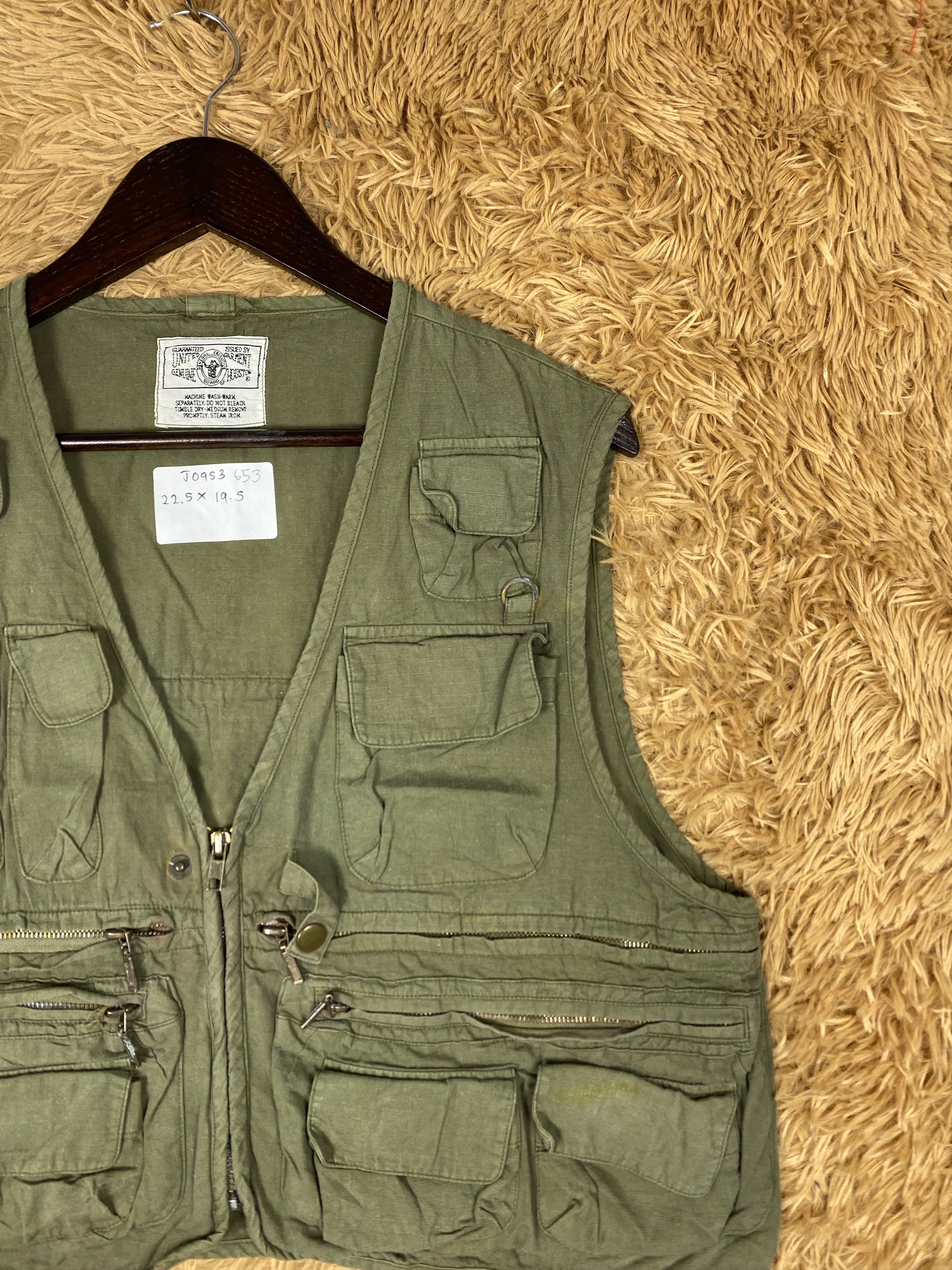 Vintage Vintage Geniune Houston Mulitpocket Vest DJ0653 Size US L / EU 52-54 / 3 - 3 Thumbnail