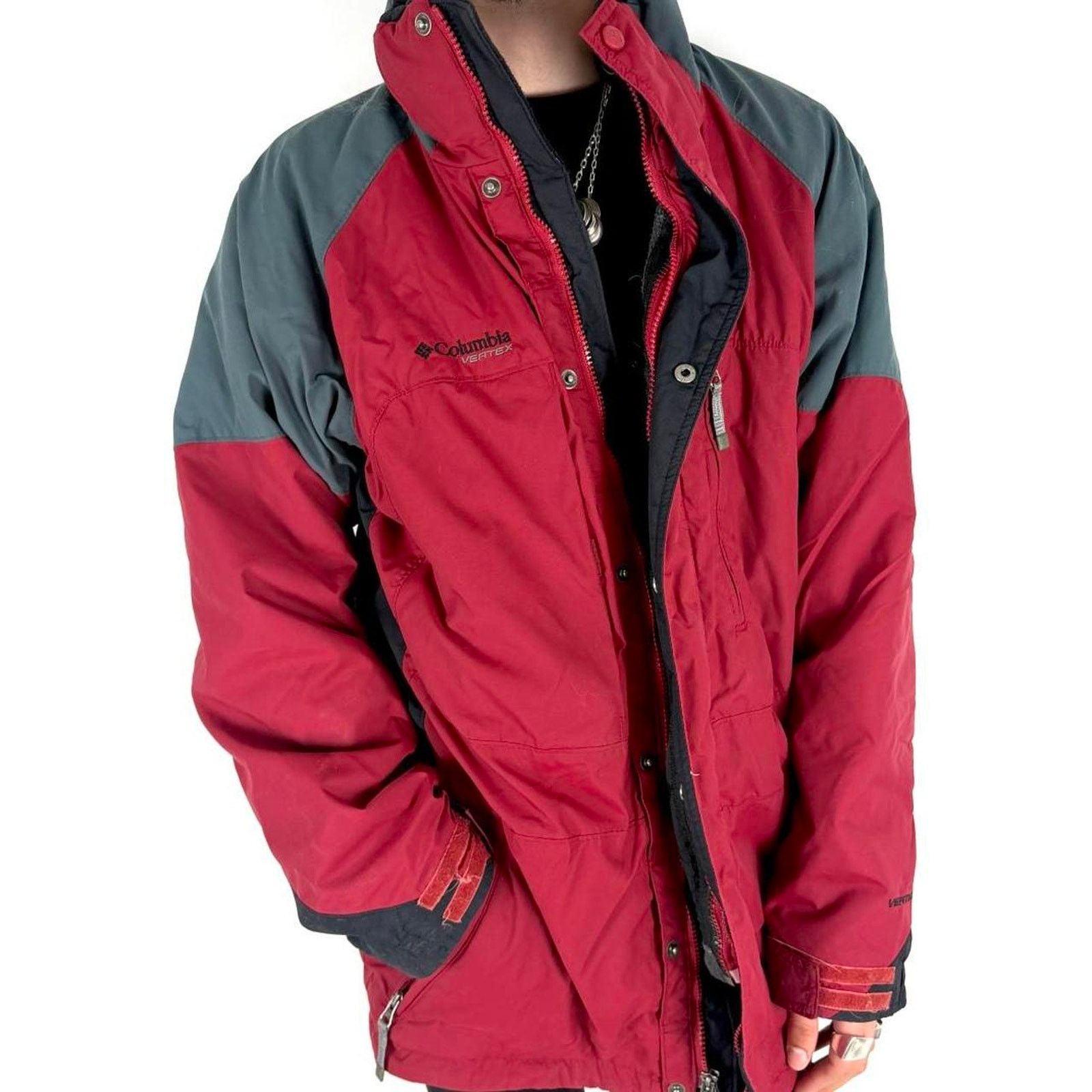 Arc'teryx × Columbia × Vintage Vintage y2k grunge archive layered columbia skater jacket Size US M / EU 48-50 / 2 - 1 Thumbnail