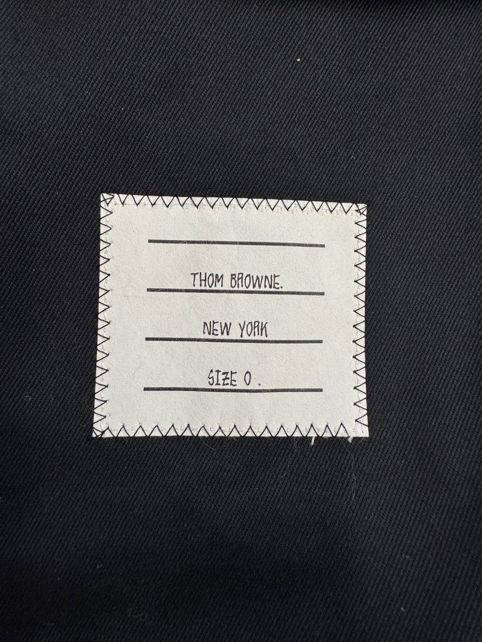Thom Browne Thom Browne Unconstructed Classic 4 Bar Cotton Twill Blazer Size 36R - 8 Thumbnail
