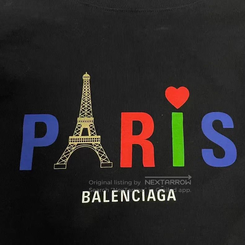 Balenciaga Balenciaga Colorful Tower Fake Two Piece Long Sleeve Size US XS / EU 42 / 0 - 5 Thumbnail