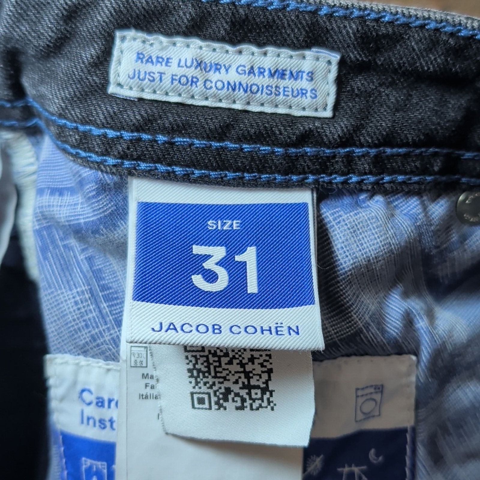 Jacob Cohen Jacob Cohen Men's Dark Gray Slim Jeans Size 30 Size US 30 / EU 46 - 13 Thumbnail