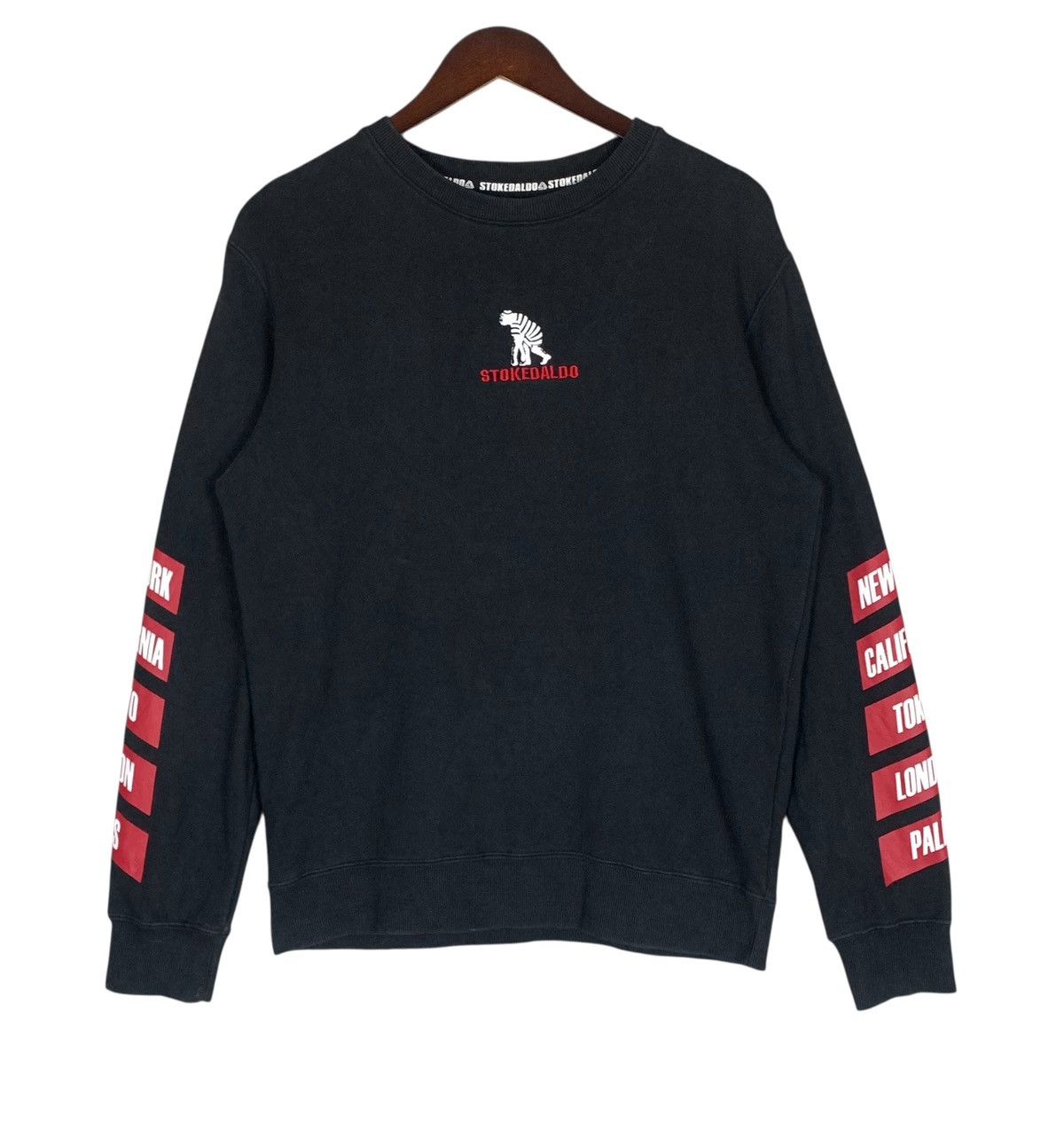 Japanese Brand Stoked Aldo JapaneseBrand StreetWear ActiveWear Sweatshirt Size US M / EU 48-50 / 2 - 3 Thumbnail