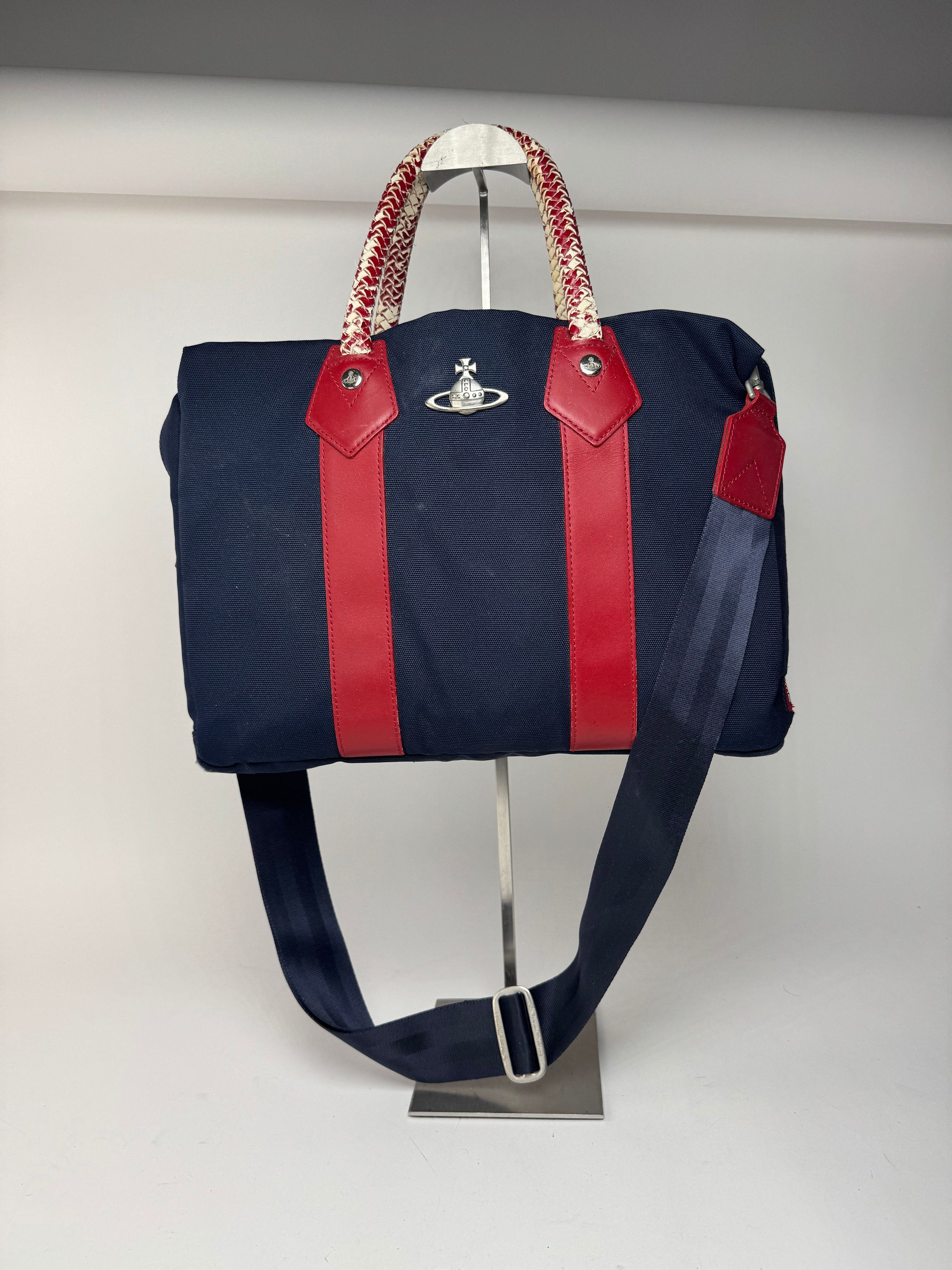 Vivienne Westwood Vintage 2Way Bag navy red Size ONE SIZE - 1 Thumbnail