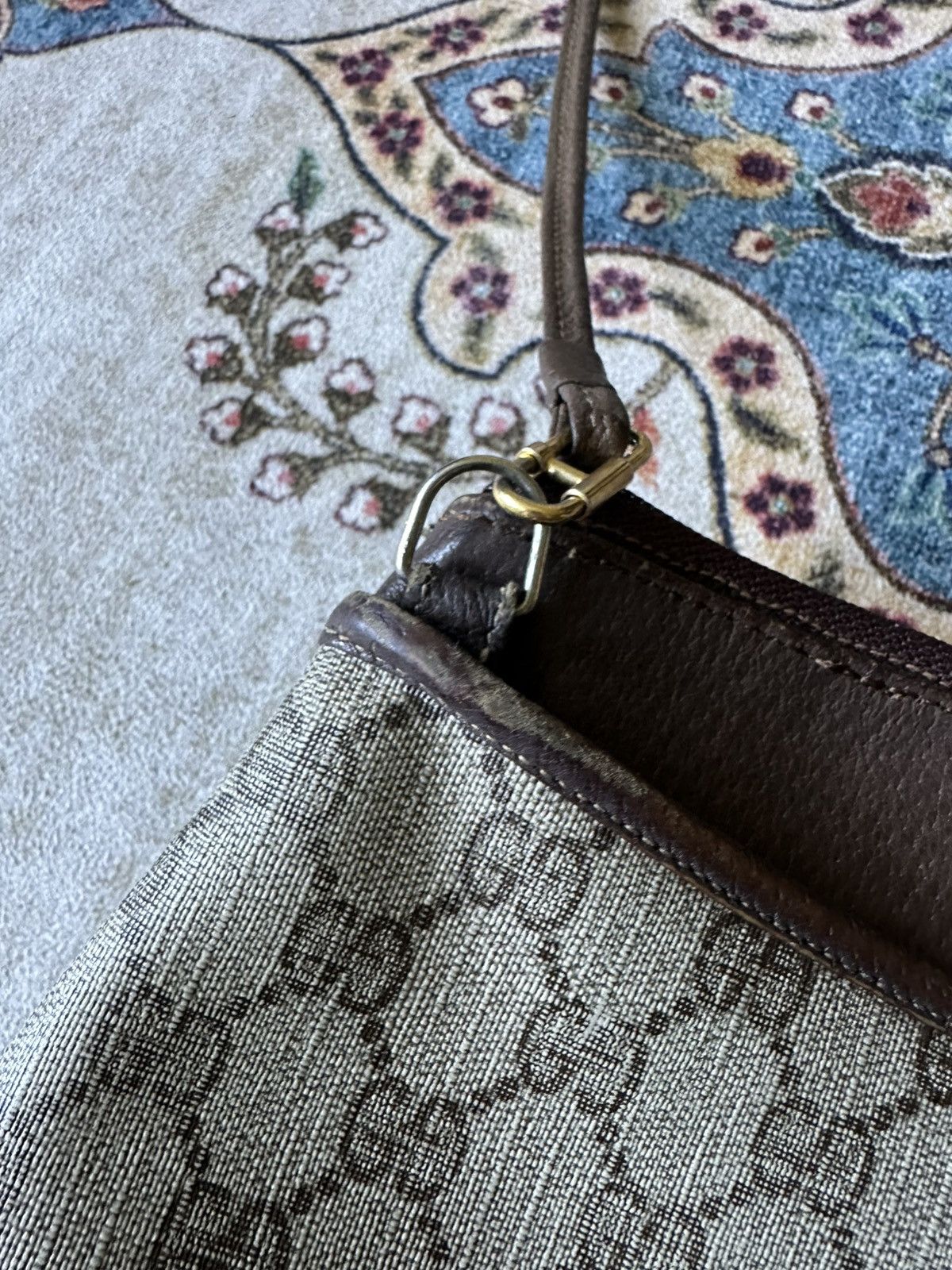 Gucci Vintage GUCCI GG Supreme Web Sherry Line Shoulder Bag Size ONE SIZE - 17 Thumbnail