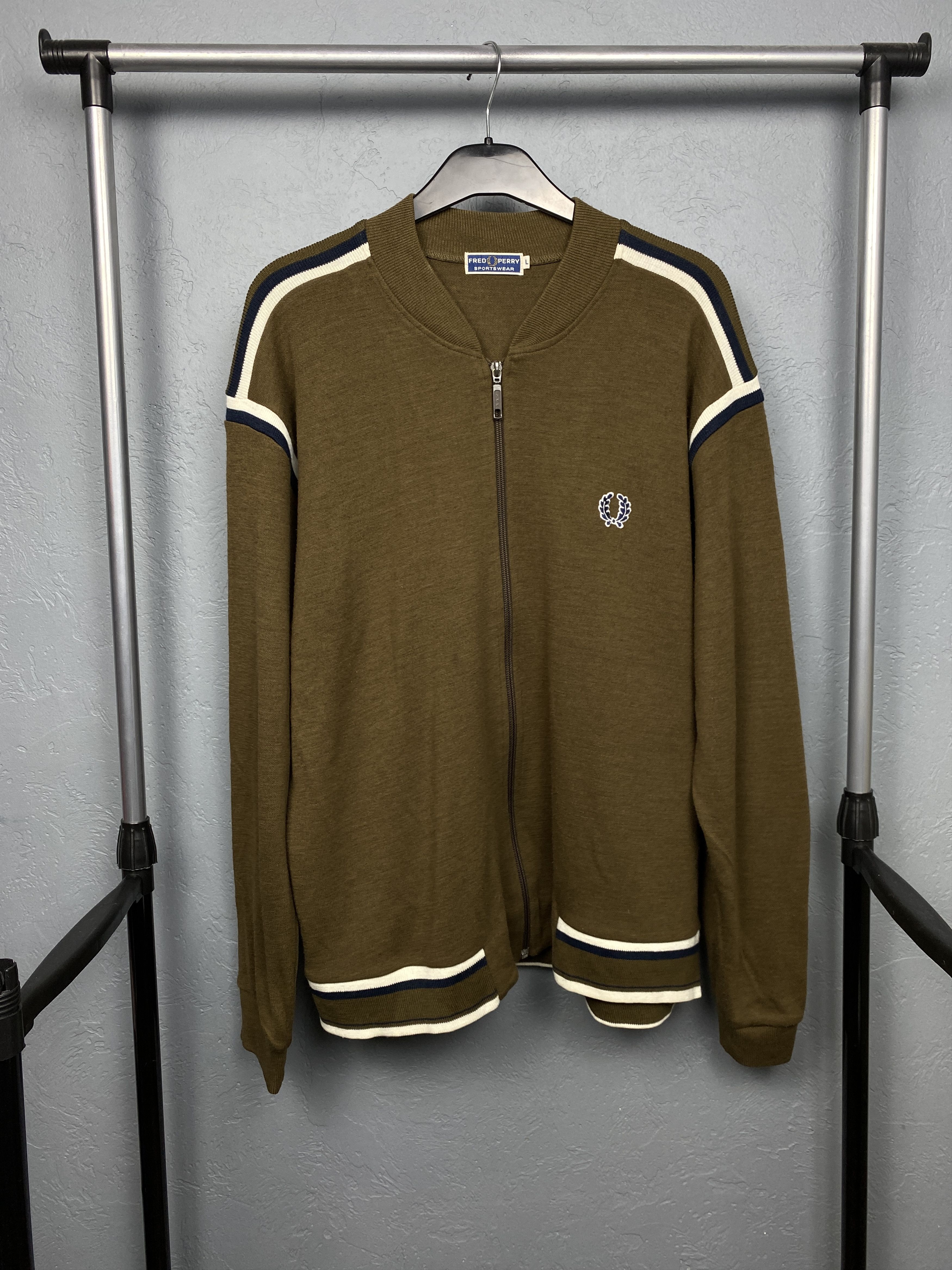 Fred Perry Fred Perry Vintage Mens Wool Bomber Jacket Size US L / EU 52-54 / 3 - 1 Thumbnail