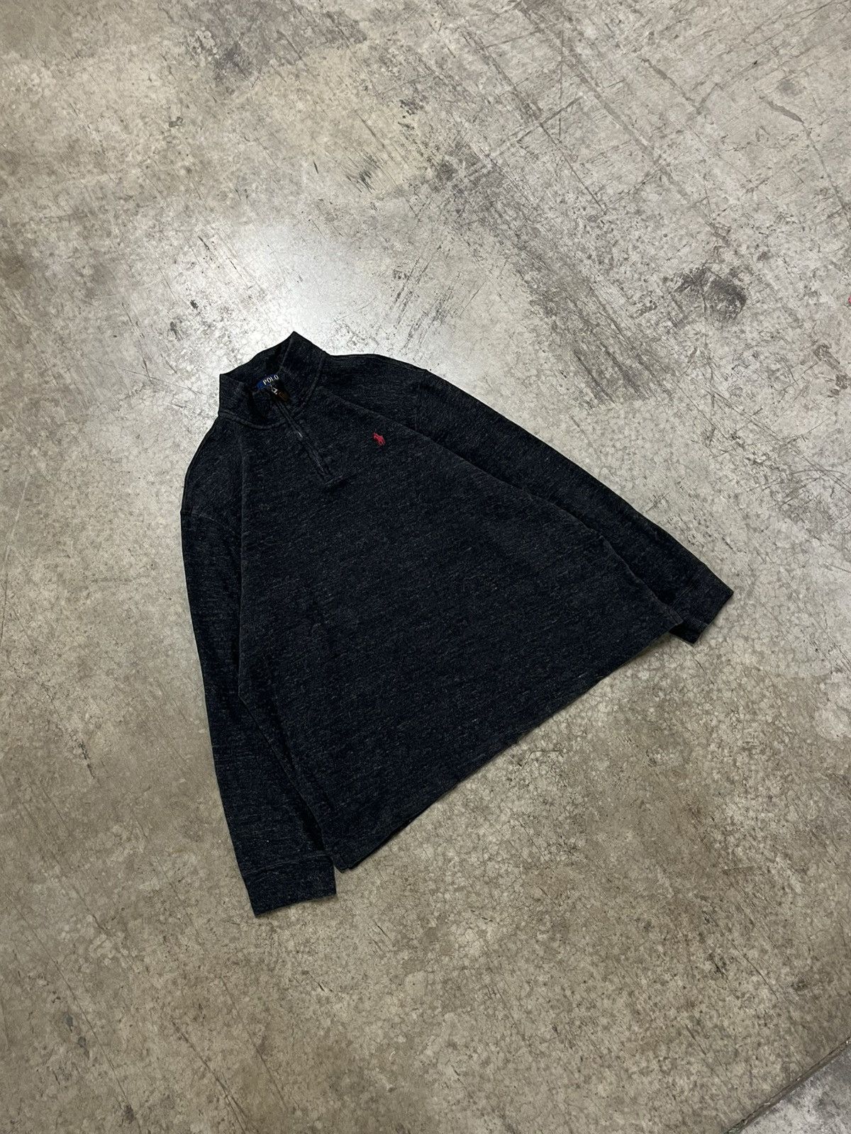 Polo Ralph Lauren × Vintage Polo Ralph Lauren vintage 1/4 zip sweatshirt preppy hype Size US XL / EU 56 / 4 - 1 Thumbnail