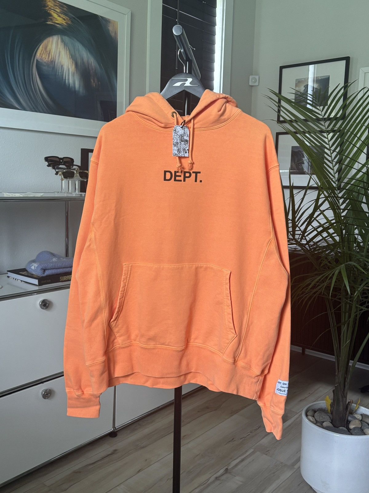 Gallery Dept. GALLERY DEPT - STENCIL PRISON LOGO HOODIE Size US XXL / EU 58 / 5 - 1 Thumbnail