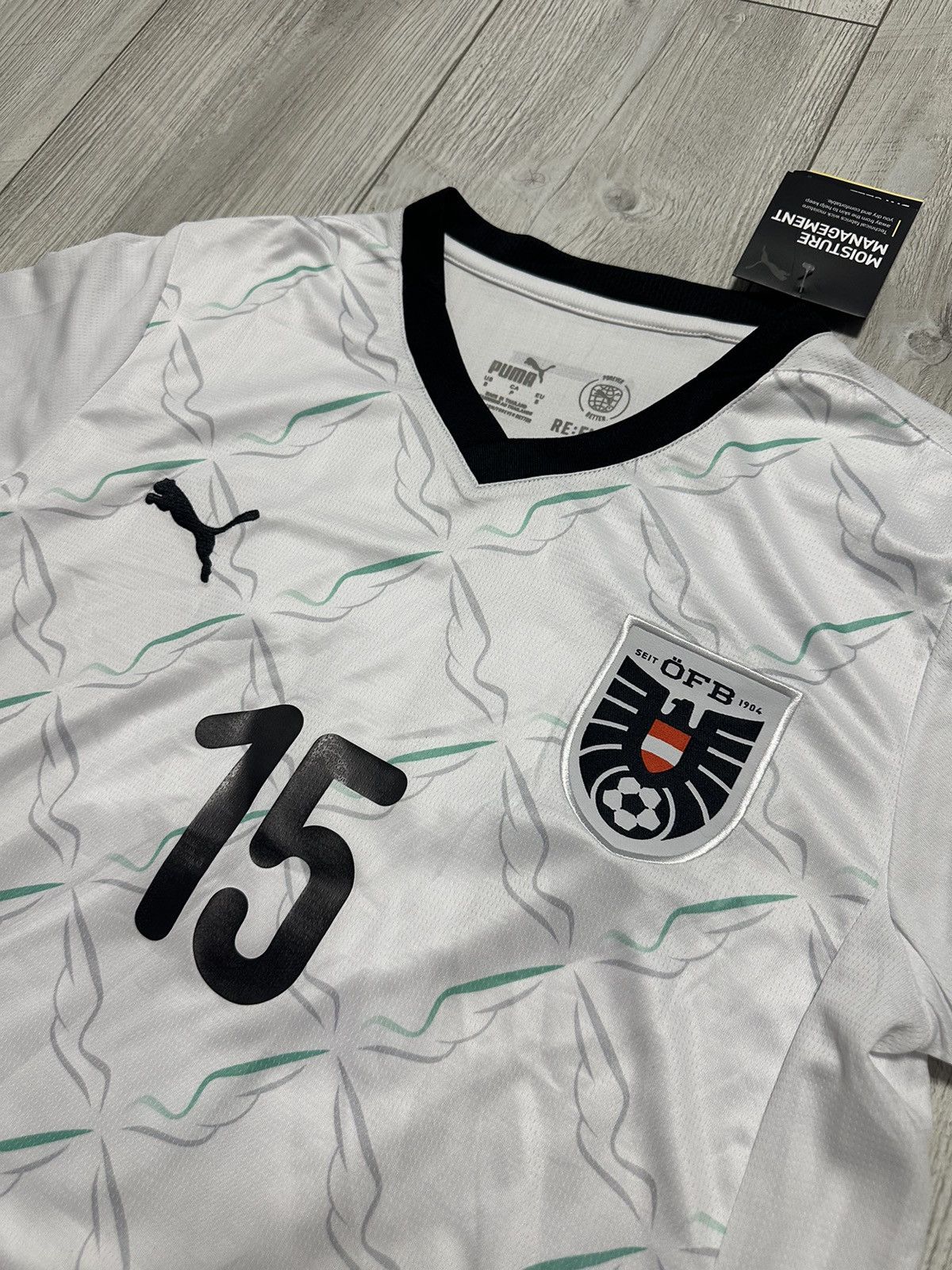 Puma New #15 Kienast Puma Austria National Team Jersey Mens Size US S / EU 44-46 / 1 - 2 Thumbnail