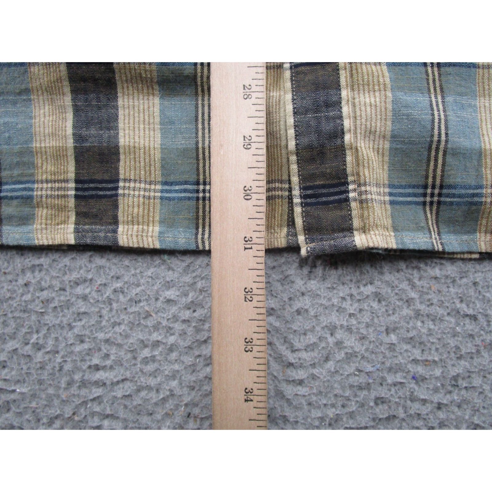 Carbon VINTAGE Carbon 2 Cobalt Men’s XL Button Up Shirt Plaid 100% Cotton Casual Work EUC Size US XL / EU 56 / 4 - 5 Thumbnail