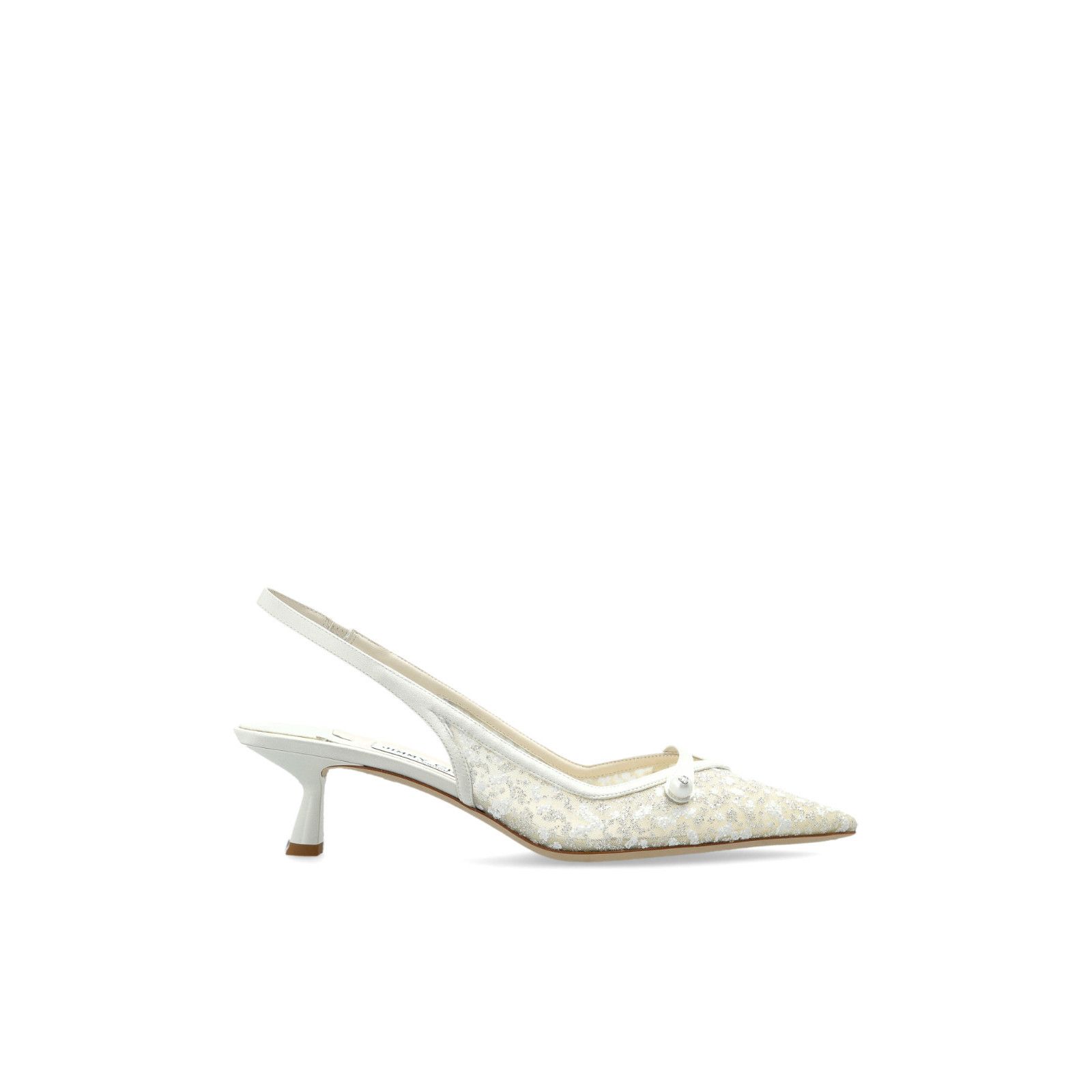 JIMMY CHOO 'Amita' White Heeled Shoes New & Authentic (Women
