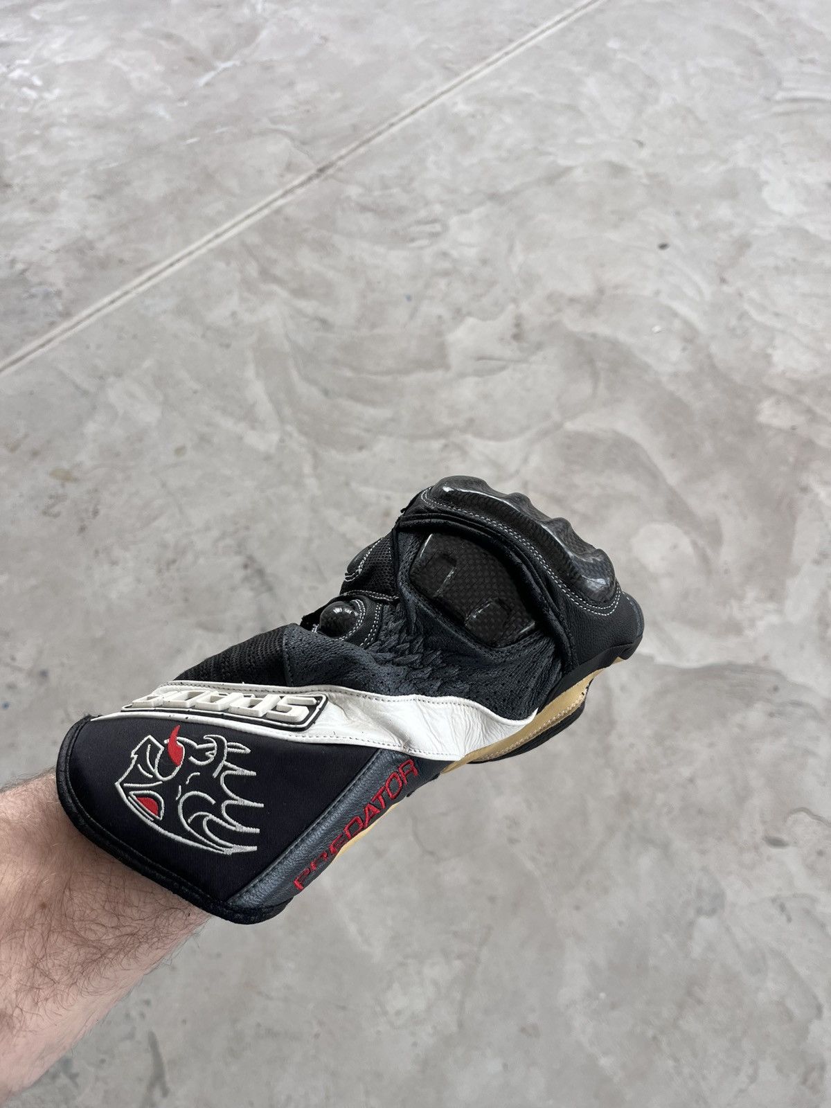 Other Vintage Spada Leather Motorcycle Gloves Carbon Inserts Y2K Size ONE SIZE - 3 Thumbnail