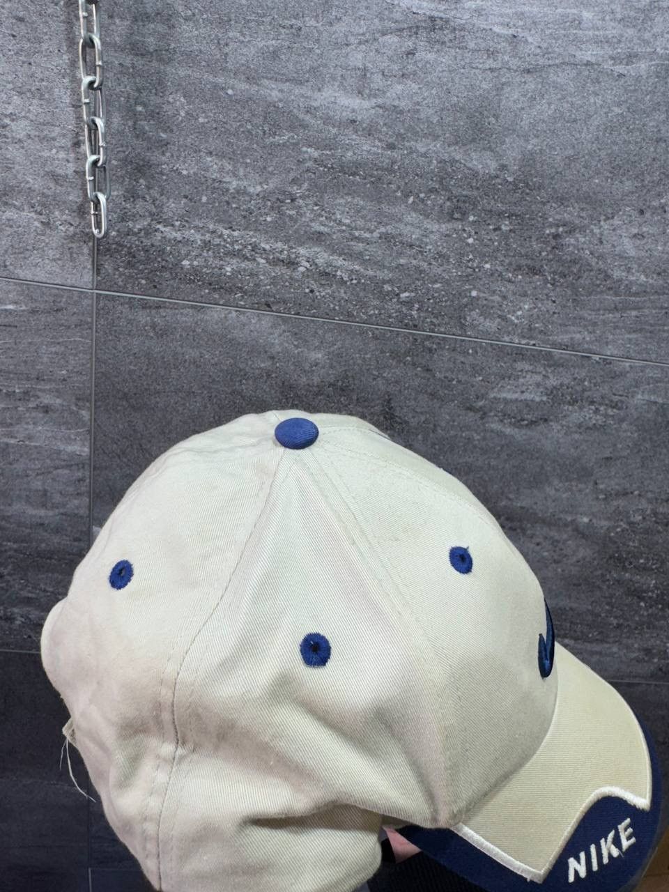 Vintage Mens Vintage Nike Cap Big Logo Swoosh Y2K Rare Drill Size ONE SIZE - 4 Thumbnail