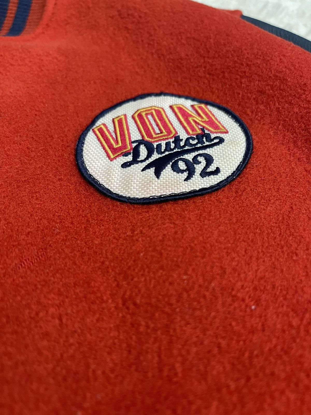 Von Dutch Von Dutch Lambskin/wool Varsity Jacket embroidery Size US XL / EU 56 / 4 - 13 Thumbnail