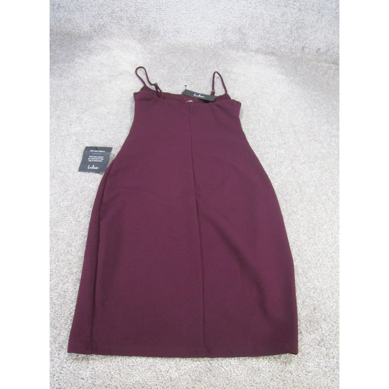 Lulus Lulus Dress Womens Xs Dark Purple Halter Sleeveless Mini NEW Size XS / US 0-2 / IT 36-38 - 3 Thumbnail