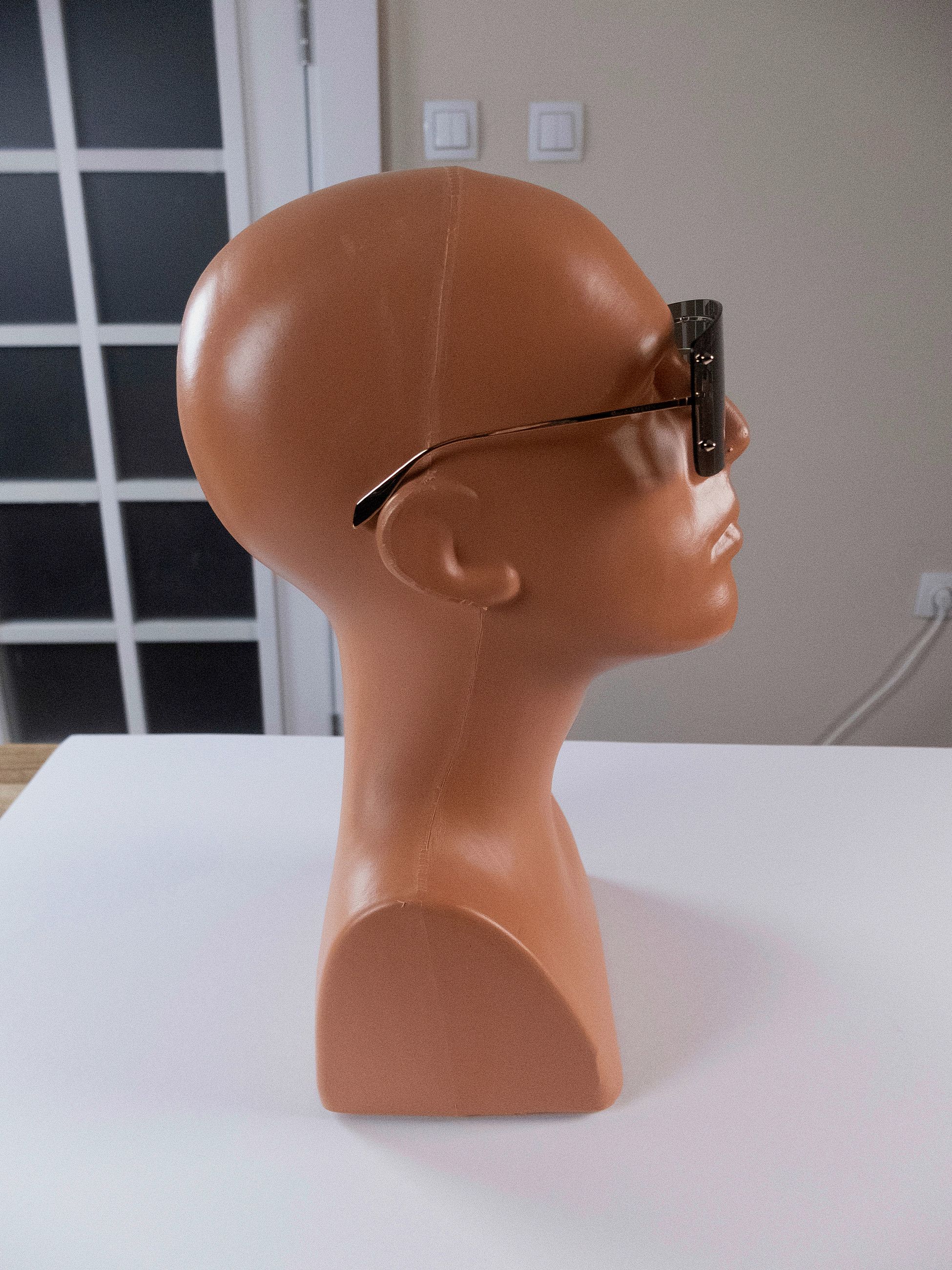 Alexander McQueen ALEXANDER MCQUEEN Spike Studs metal mask sunglasses Size ONE SIZE - 11 Thumbnail