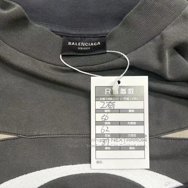 Balenciaga Balenciaga 24FW Distressed Racing Short Sleeve. Size US M / EU 48-50 / 2 - 6 Thumbnail
