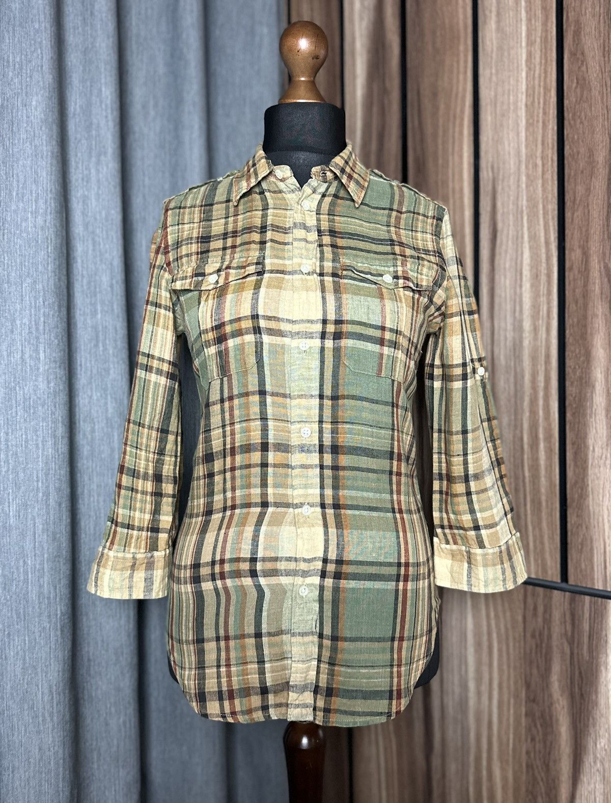 Ralph Lauren Ralph Lauren Sport 100% Linen Shirt Blouse Women's Size 4 Size S / US 4 / IT 40 - 1 Thumbnail
