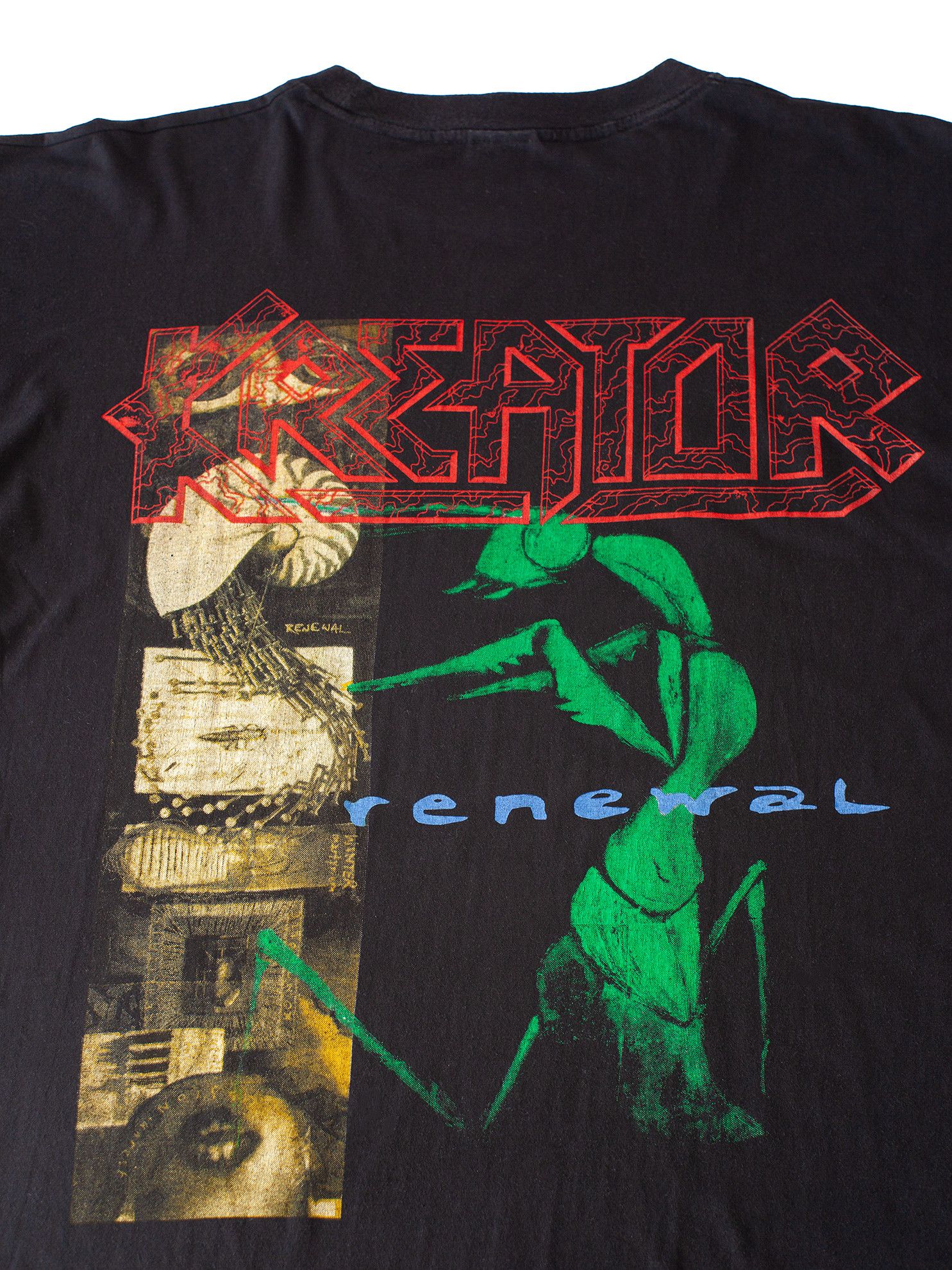 Band Tees Vintage 1992 Kreator "Renewal" 90s Metal Band T-Shirt Size US L / EU 52-54 / 3 - 6 Thumbnail
