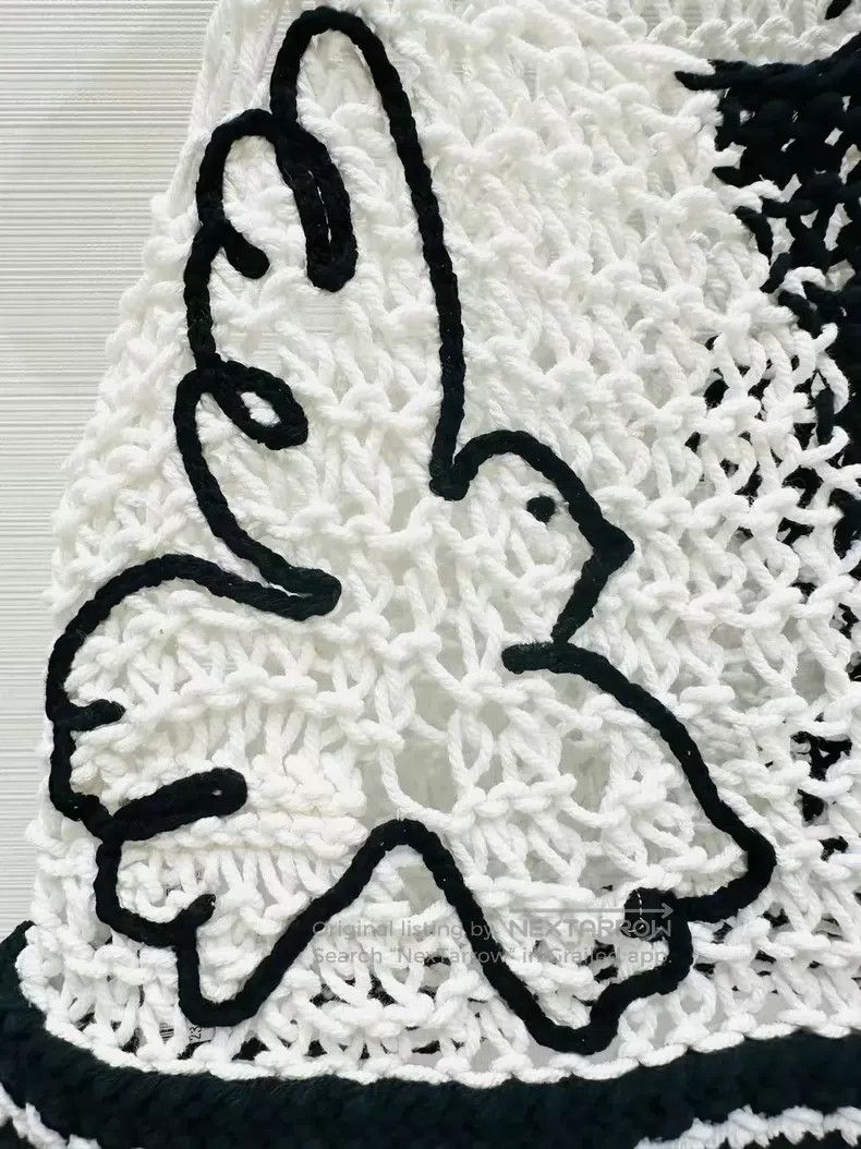 Chanel Chanel Mesh-woven peace pigeon vest Size XXS / US 00 / IT 34 - 5 Thumbnail
