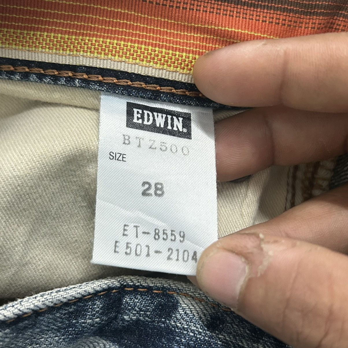 Edwin Flare Edwin 503 Faded Washed Jeans Distressed Size US 30 / EU 46 - 12 Thumbnail