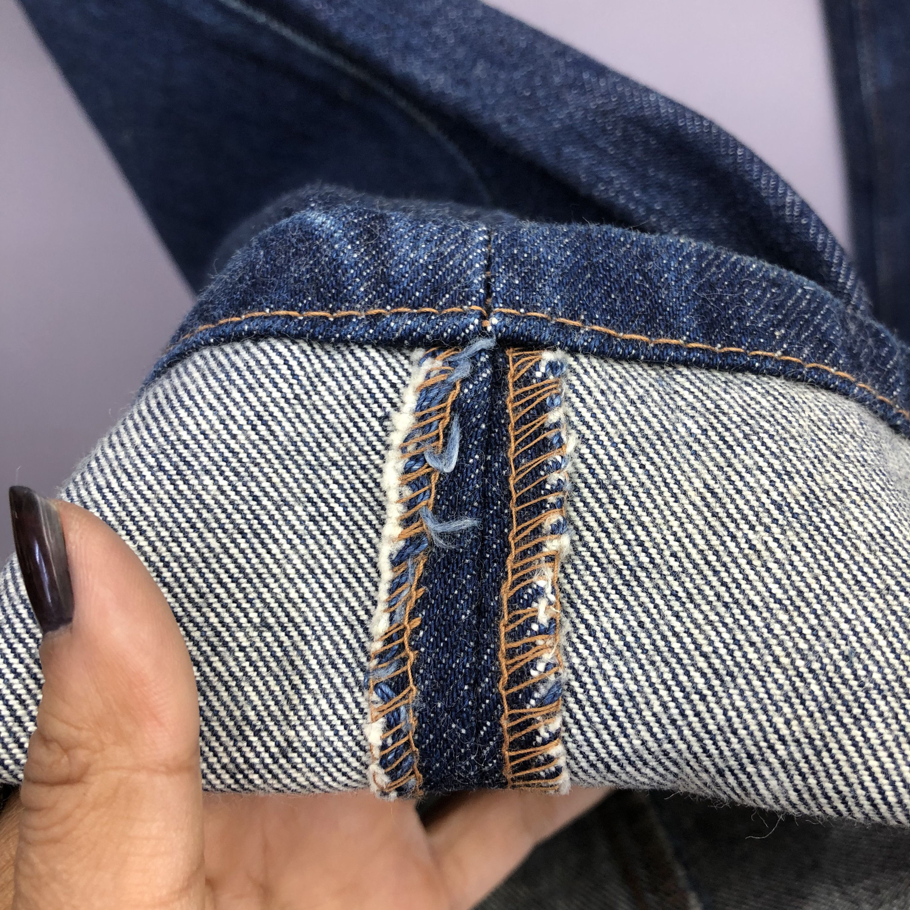 Japanese Brand Vintage 70s Cactus Flare Bush Pants Jeans Wide Leg Denim Size US 30 / EU 46 - 7 Thumbnail