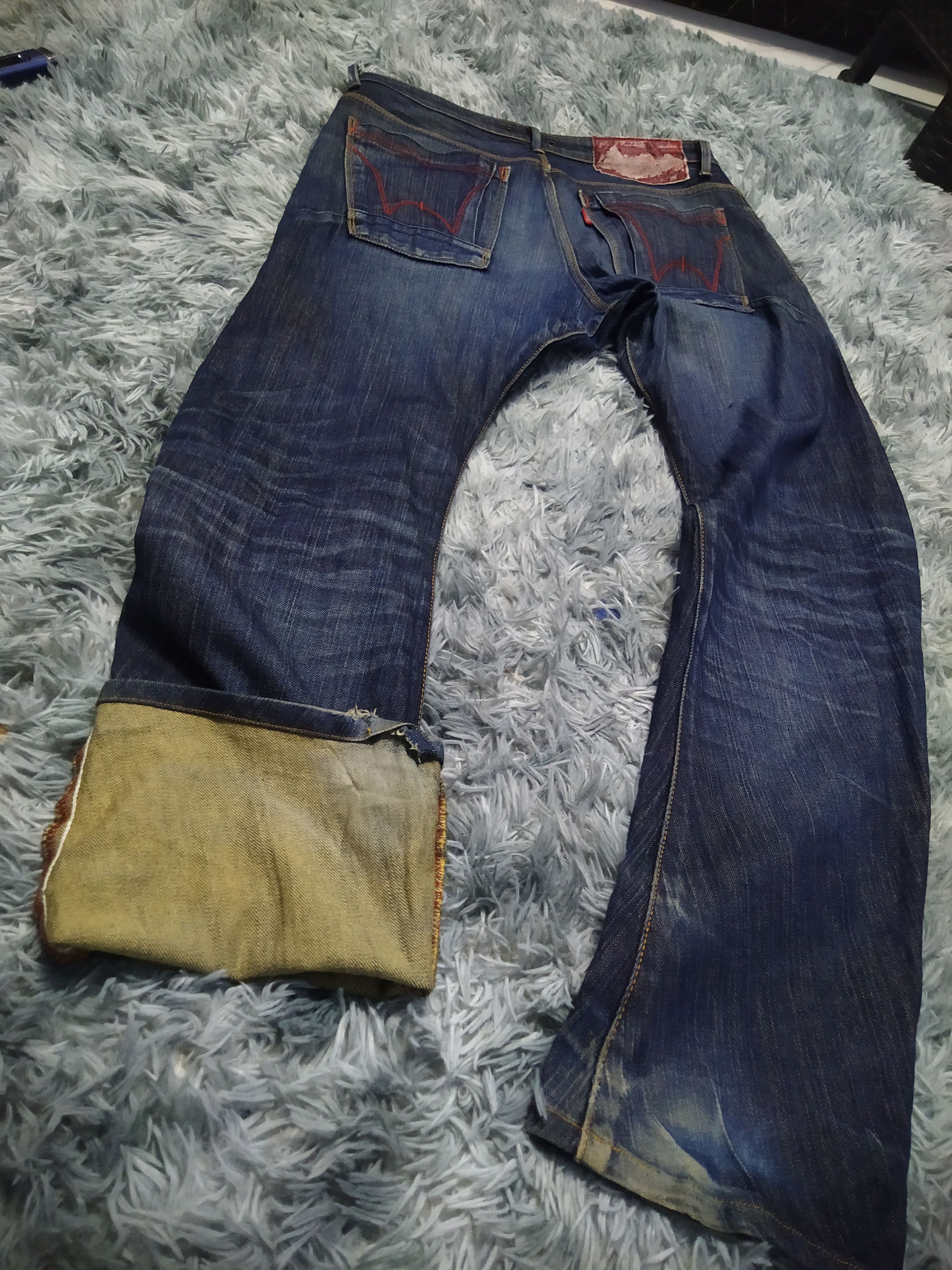 Edwin Edwin Blue Trip Vintage Rare Pattern Size US 32 / EU 48 - 10 Thumbnail