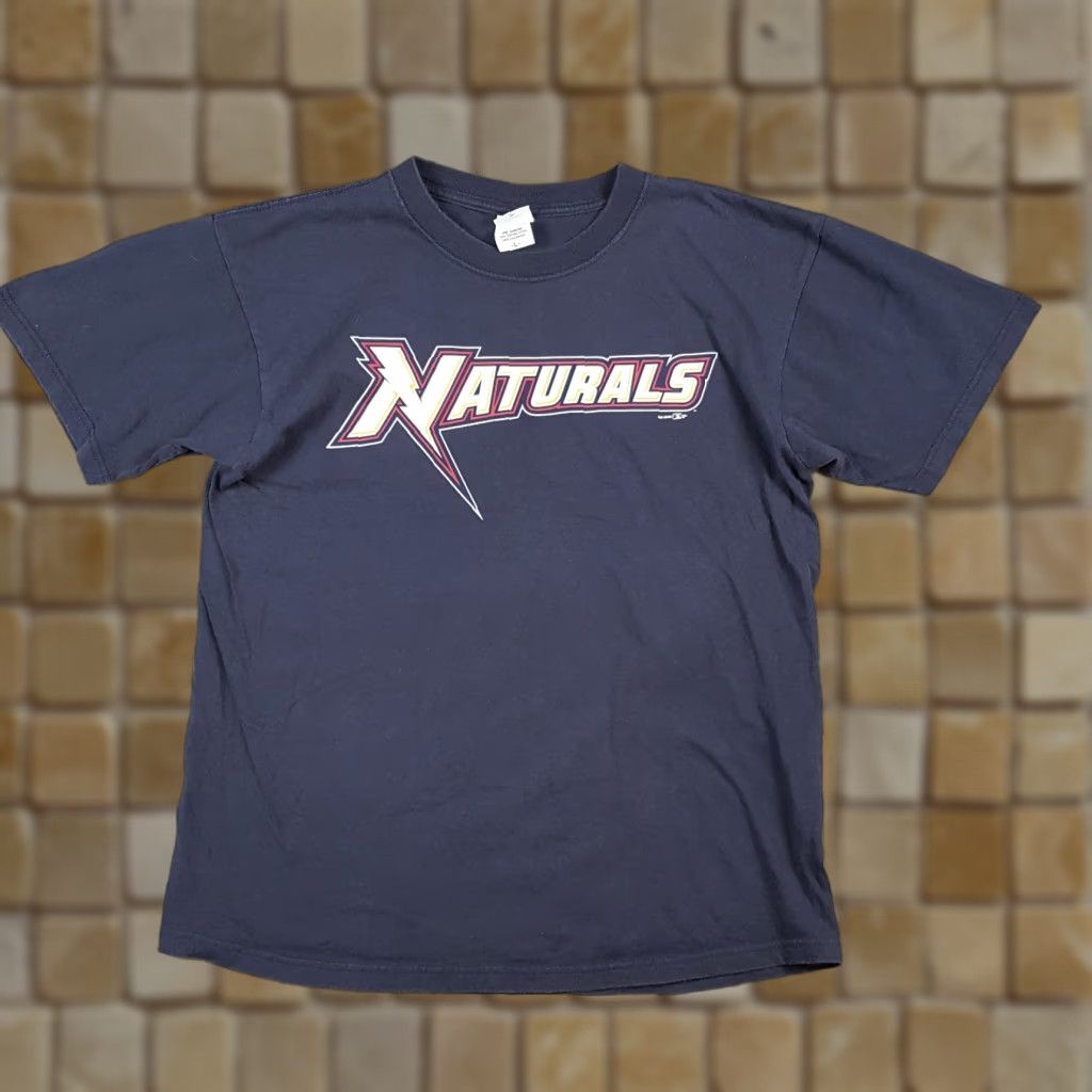 Anvil Vintage Northwest Arkansas Naturals Men’s L T-Shirt Baseball MiLB 90s Y2K Retro Sports Cotton Blue Size US L / EU 52-54 / 3 - 1 Thumbnail