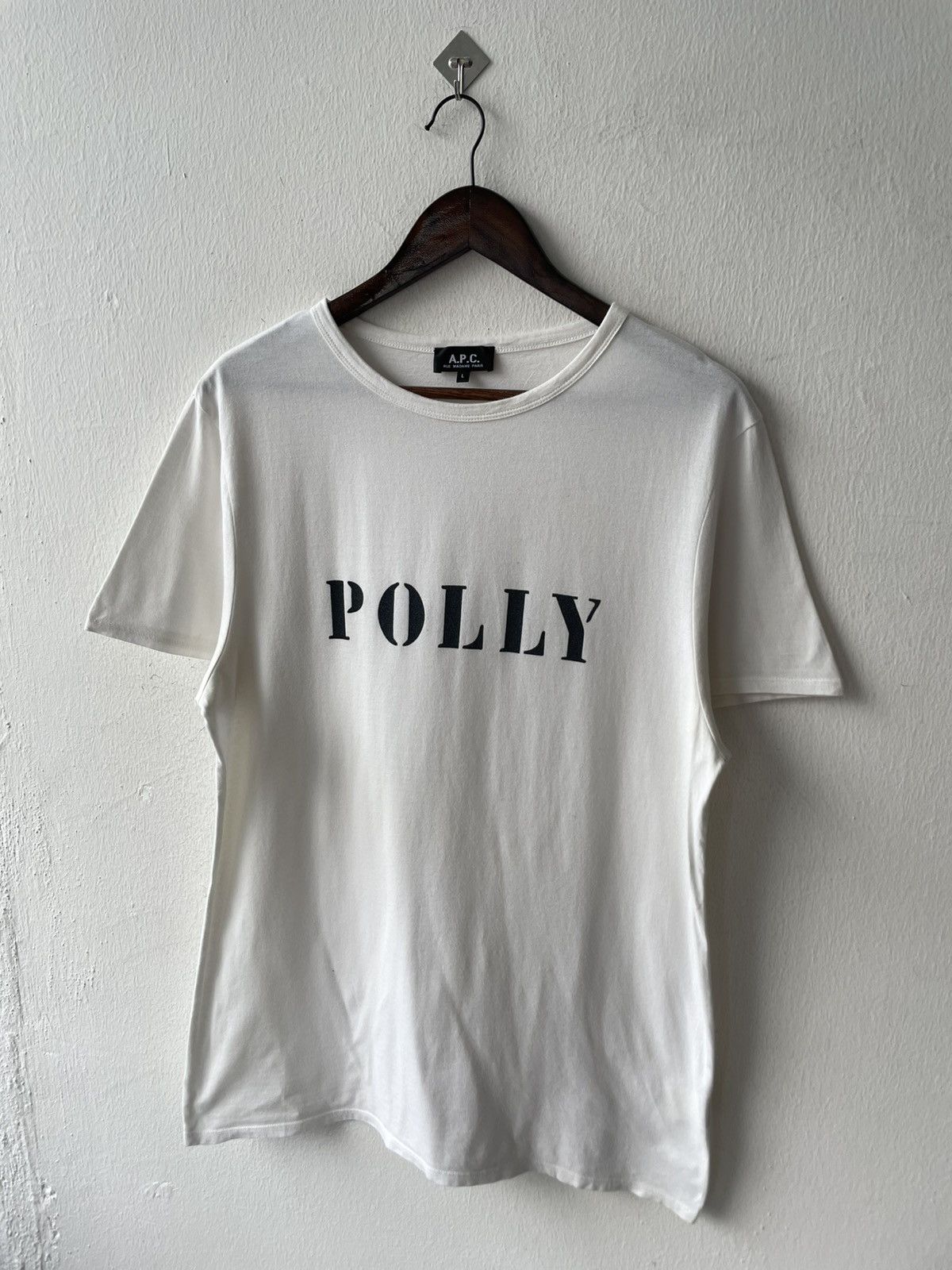 A.P.C. APC Polly White Tshirt Size US L / EU 52-54 / 3 - 2 Thumbnail