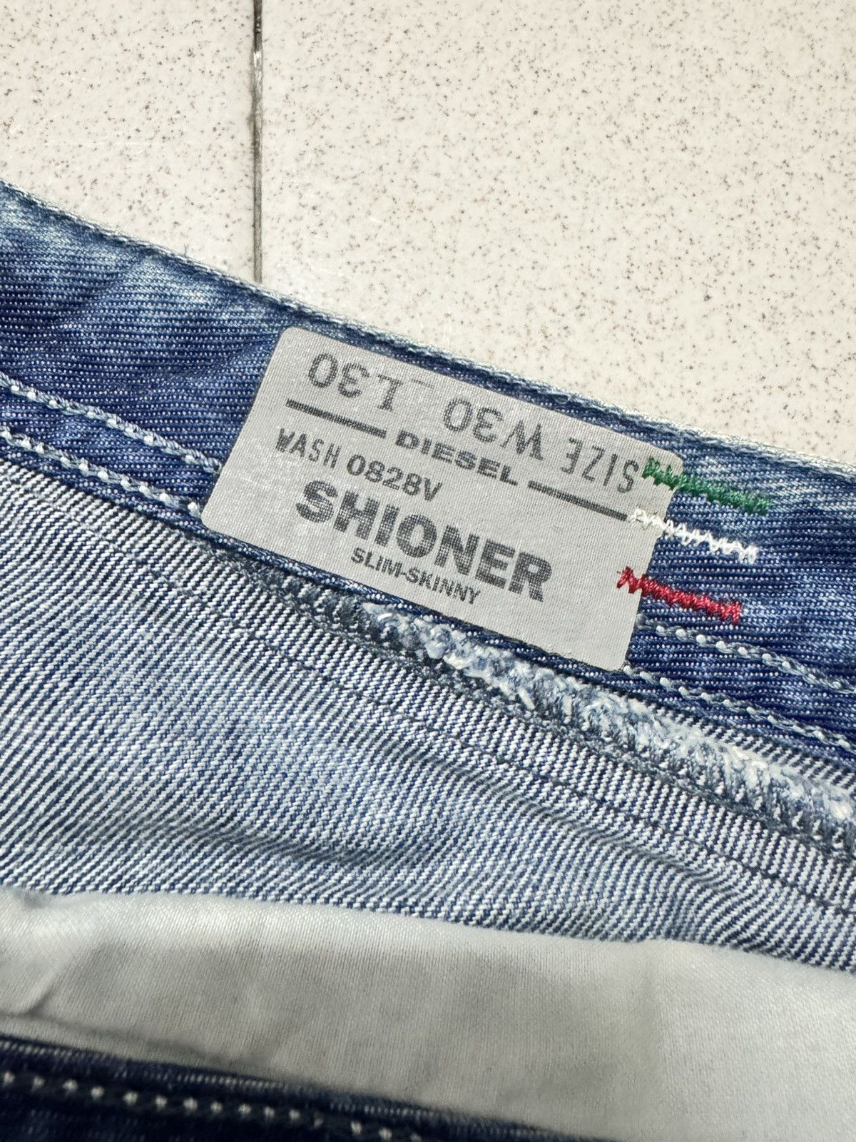 Diesel DIESEL SAFADO WASHED DISTRESSED JEANS Size US 34 / EU 50 - 3 Thumbnail