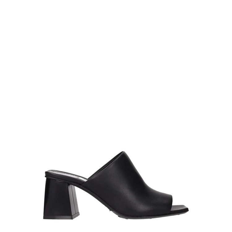 Max Mara ob1o1e1124 Leather Sandals in Black Size US 6 / IT 36 - 1 Thumbnail