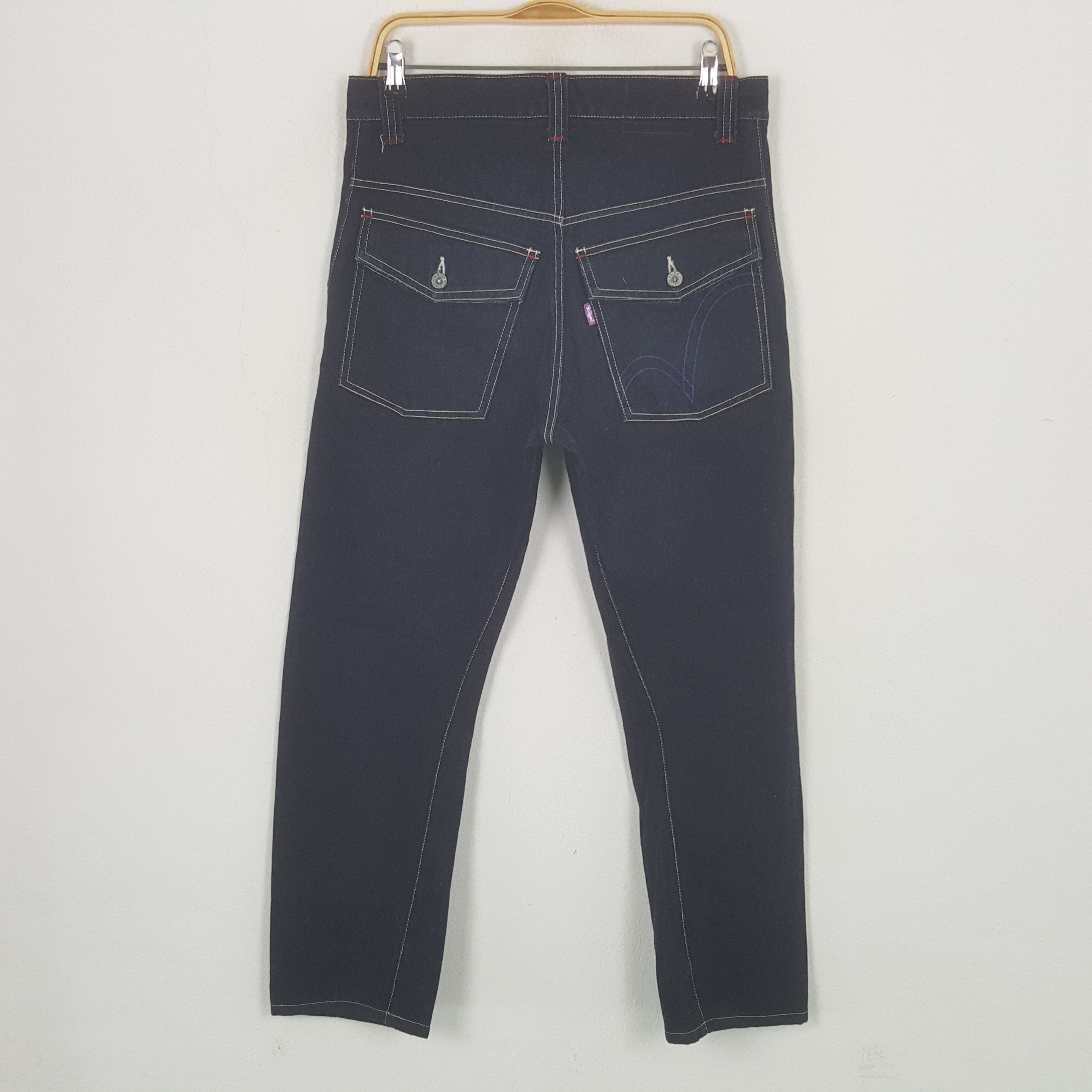 Japanese Brand Vintage Virgo Japanese Black Denim Jeans Size US 32 / EU 48 - 4 Thumbnail