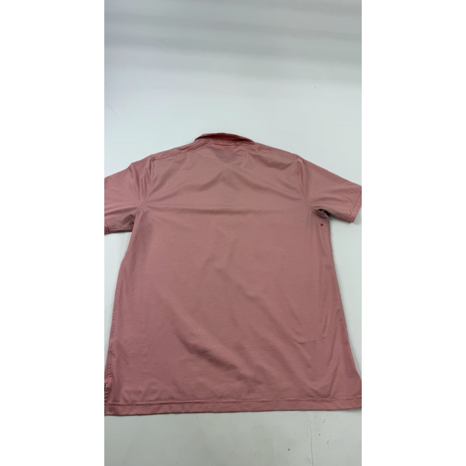 Nike Nike Polo Shirt Mens Large Orange Stripe Dri-Fit Golf Performance Stretch Top Size US L / EU 52-54 / 3 - 7 Thumbnail