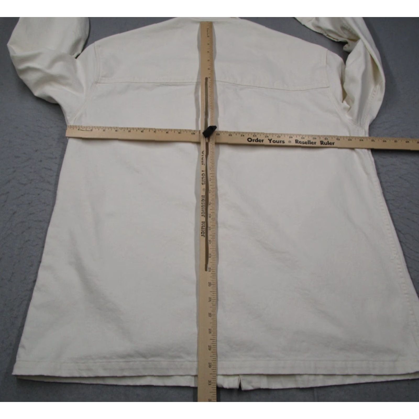 Empyre VINTAGE empyre men's shirt jacket oversized xl white twill button-up casual workwear shacket Size US XL / EU 56 / 4 - 4 Thumbnail