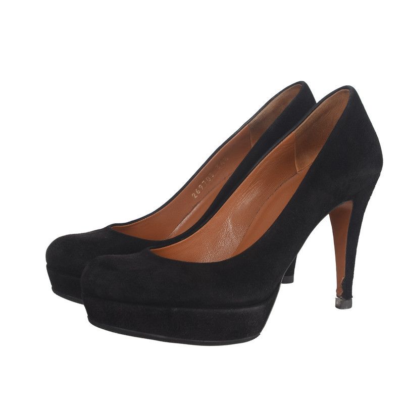Gucci Gucci Black High Heels for Elegant Occasions 0079 Size US 5 / EU 37 - 1 Thumbnail