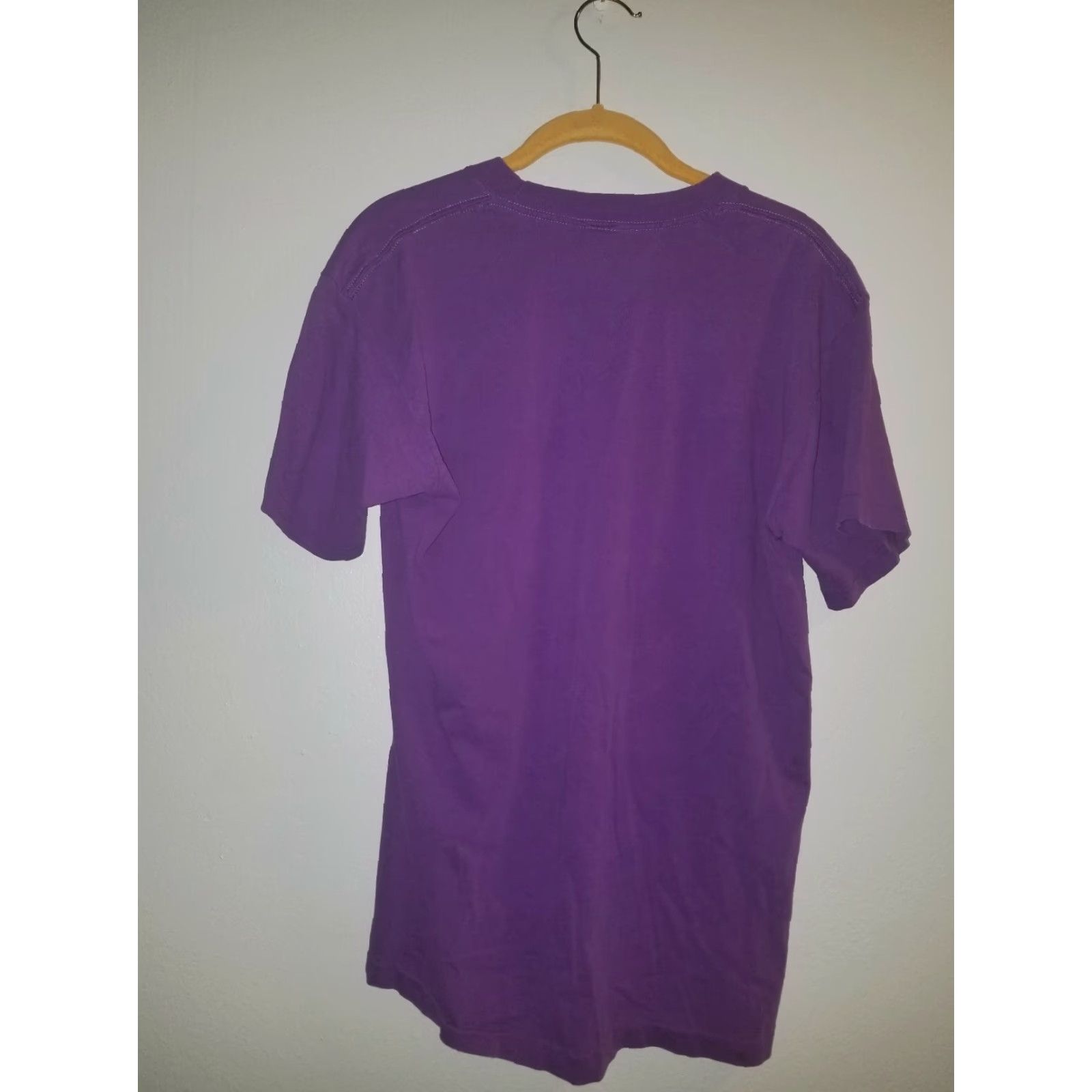 Fruit Of The Loom VINTAGE Mens L KEY LARGO Purple Compass T Shirt 90s 1990s Graphic Tee Short Sleeve Size US L / EU 52-54 / 3 - 5 Thumbnail