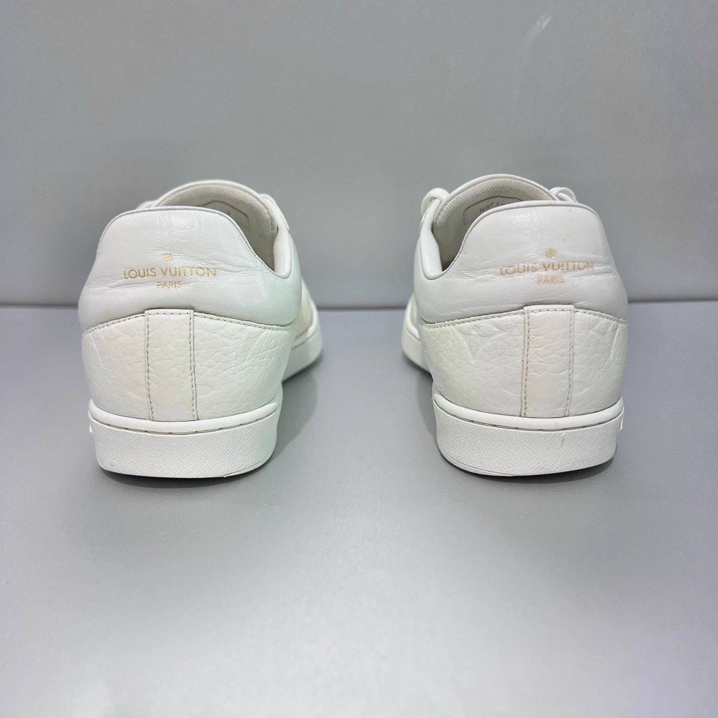 Louis Vuitton LV White Embossed Sneakers 95 New 7/41 Size US 8 / EU 41 - 5 Thumbnail