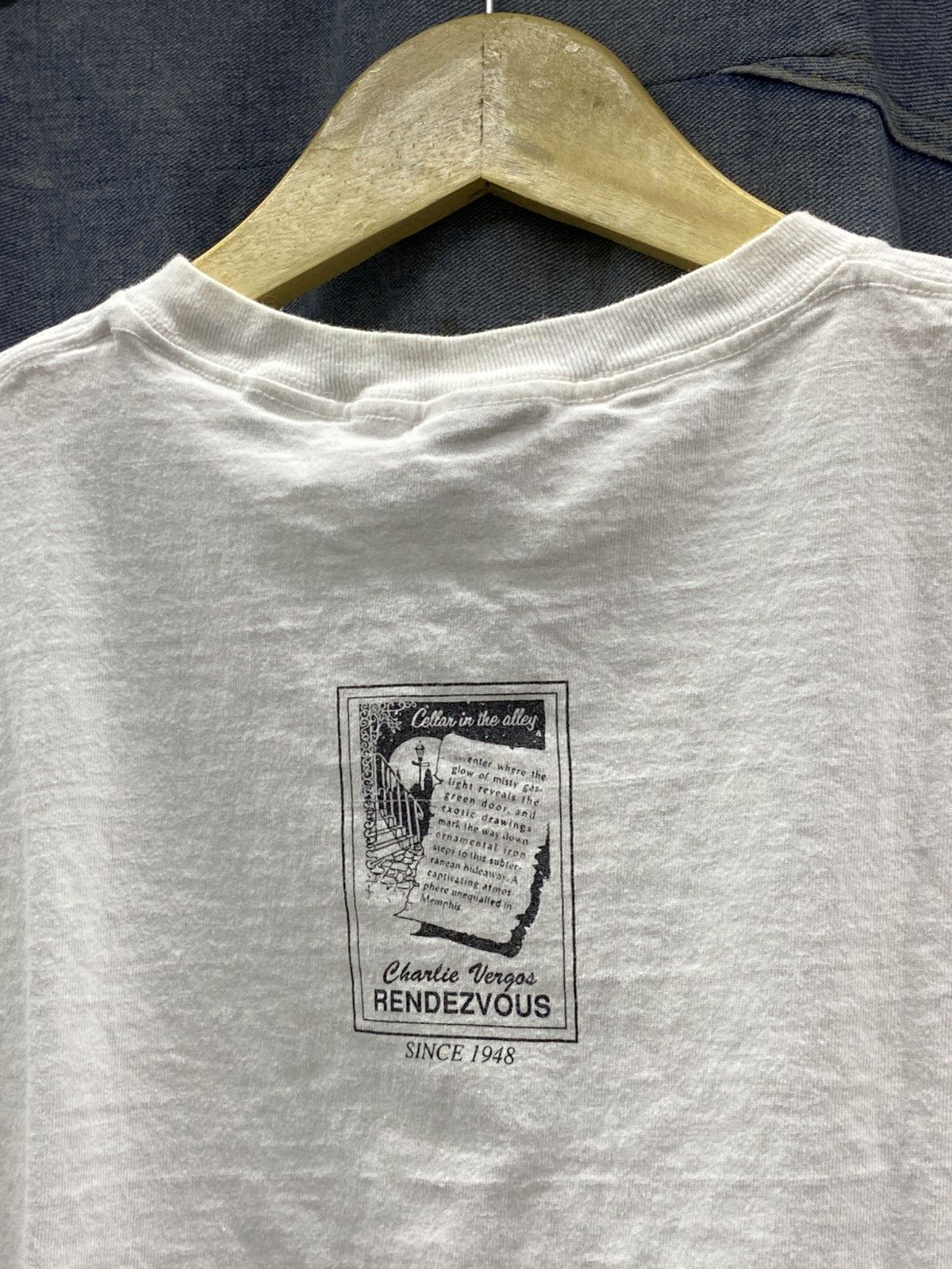 Designer × Vintage 💥RENDEZVOUZ crazy art tshirt Size US XL / EU 56 / 4 - 5 Thumbnail