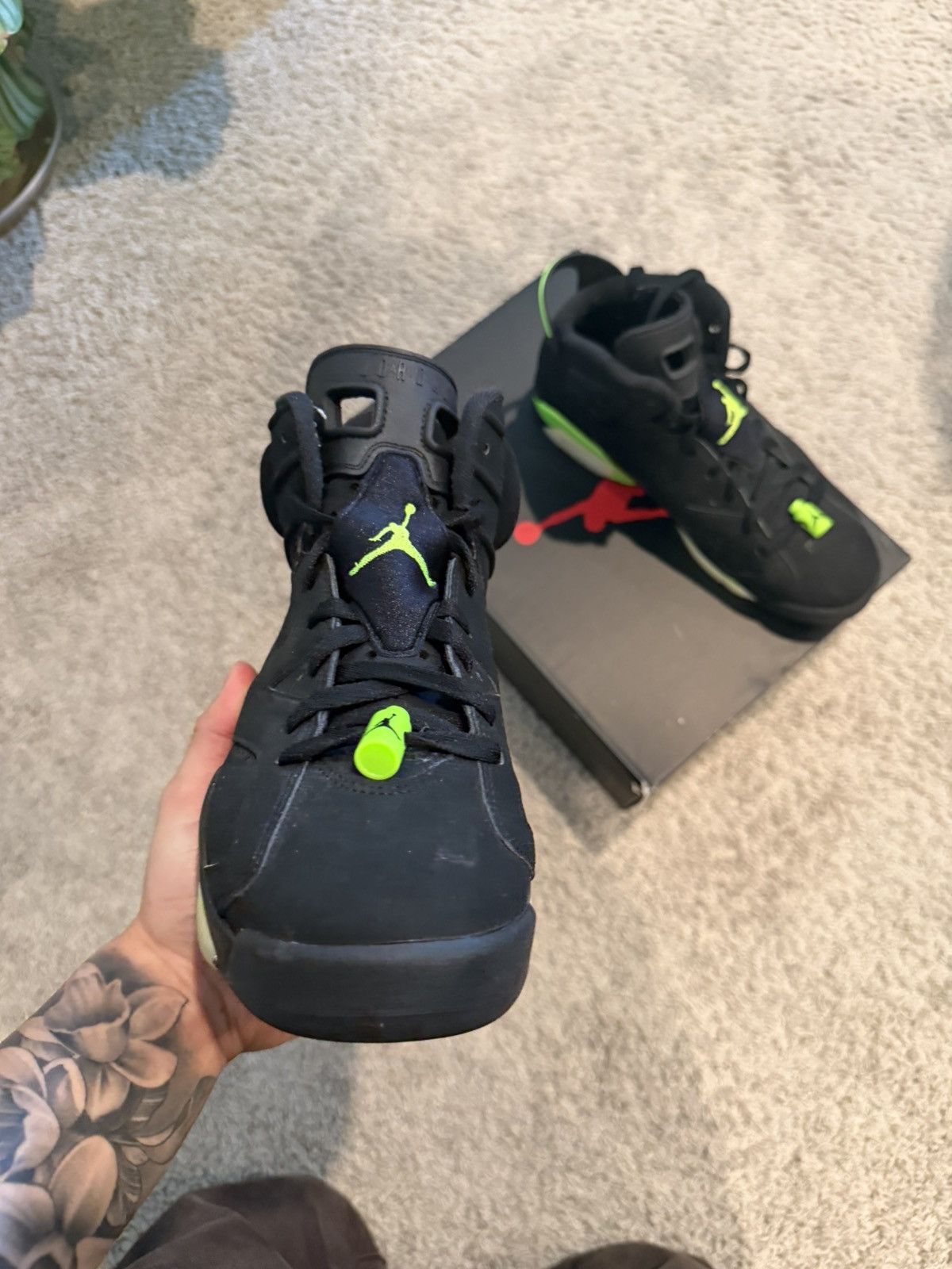 Jordan Brand Electric Green Jordan 6's Size US 8.5 / EU 41-42 - 6 Thumbnail