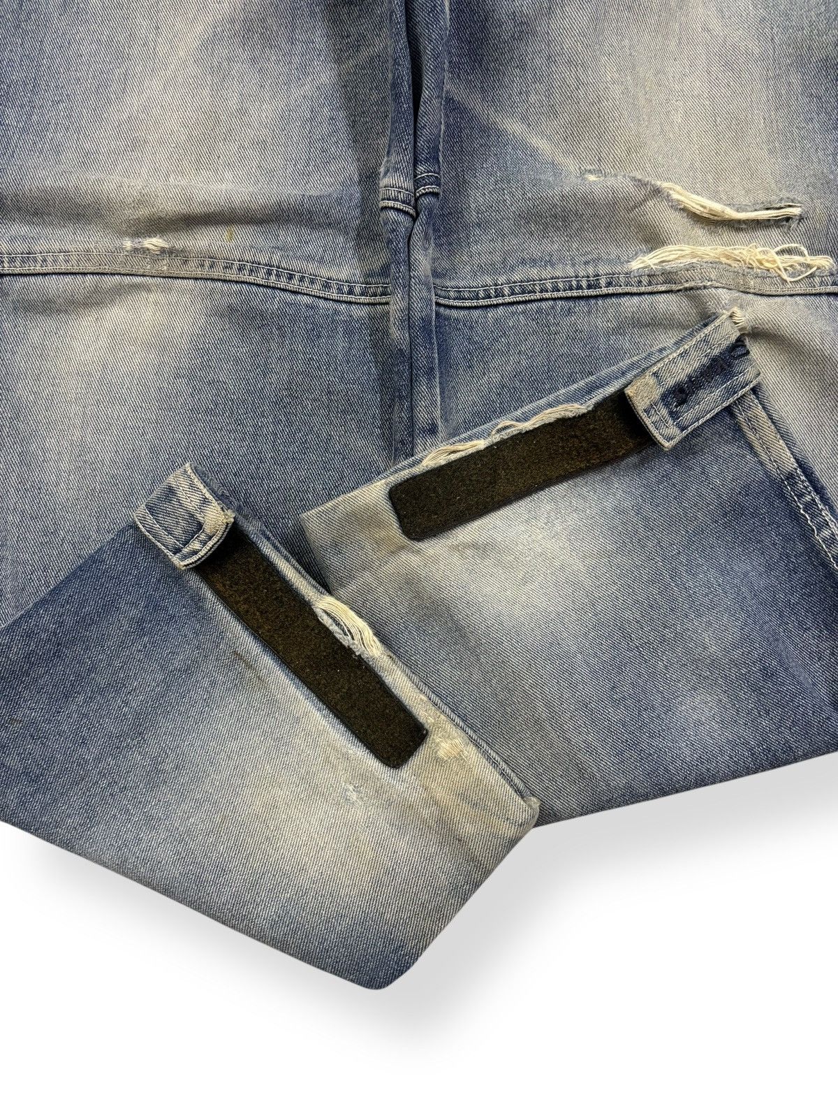 Vans Vintage Y2K Vans Double Knee Style Baggy Distressed Jeans Size US 30 / EU 46 - 10 Thumbnail